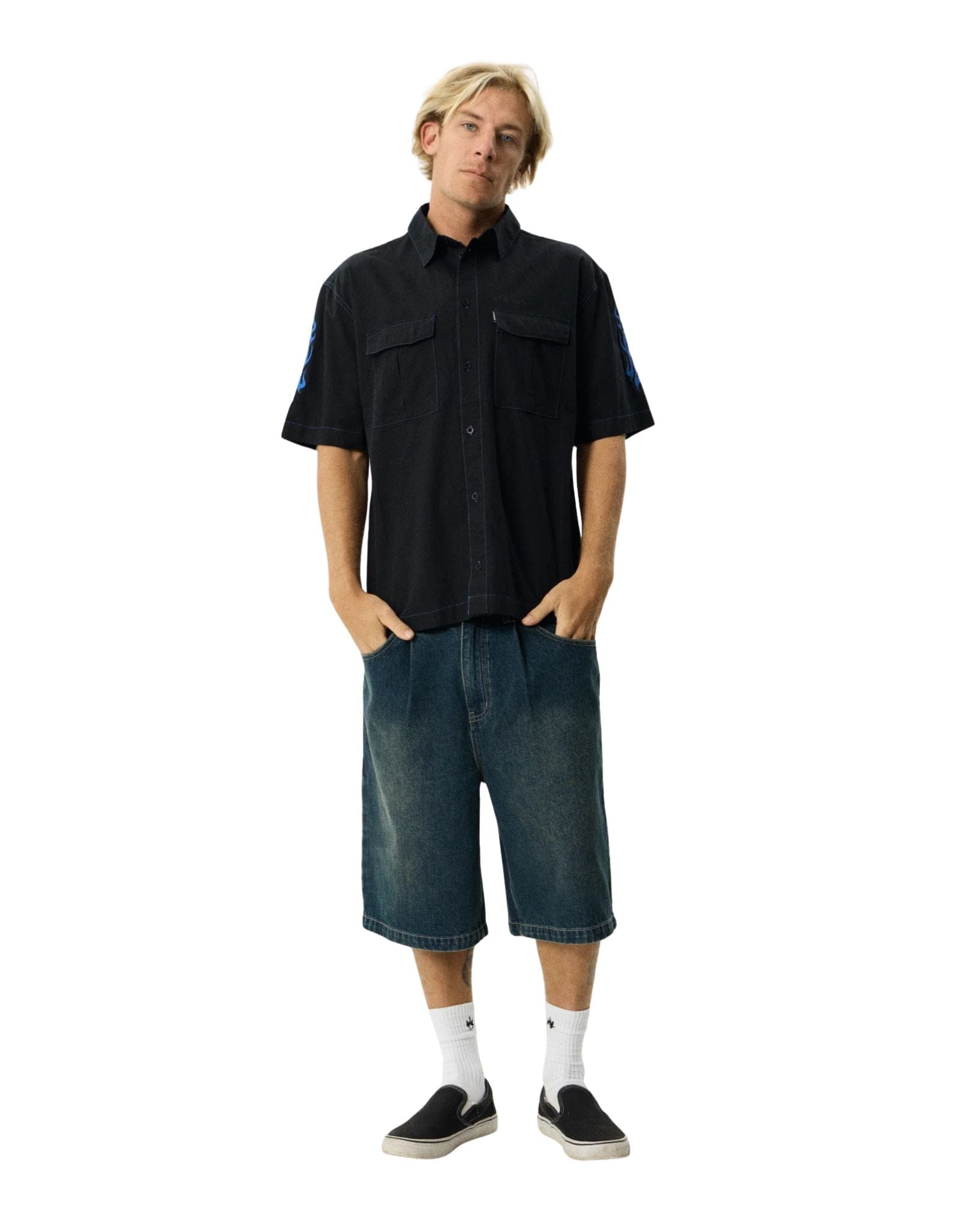 Afends Utility - Hemp Short Sleeve Shirt