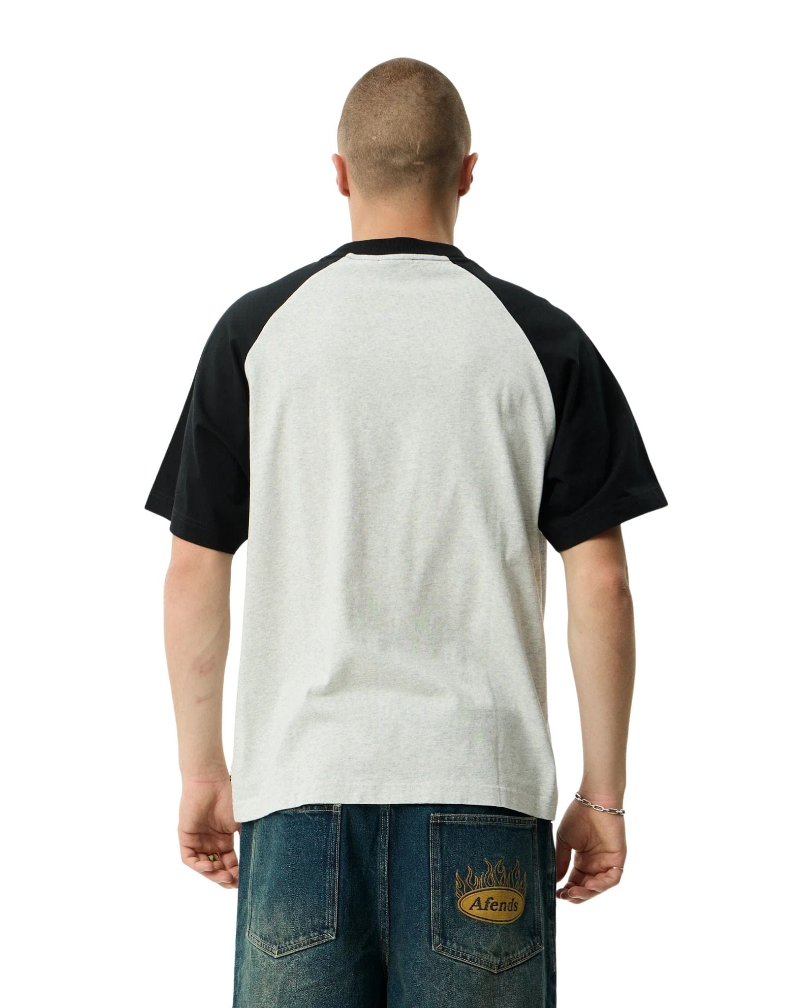 Afends Wings - Recycled Heavyweight Raglan Fit Tee