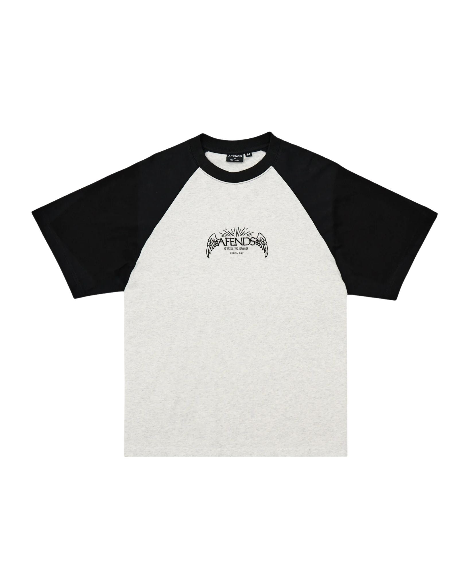 Afends Wings - Recycled Heavyweight Raglan Fit Tee