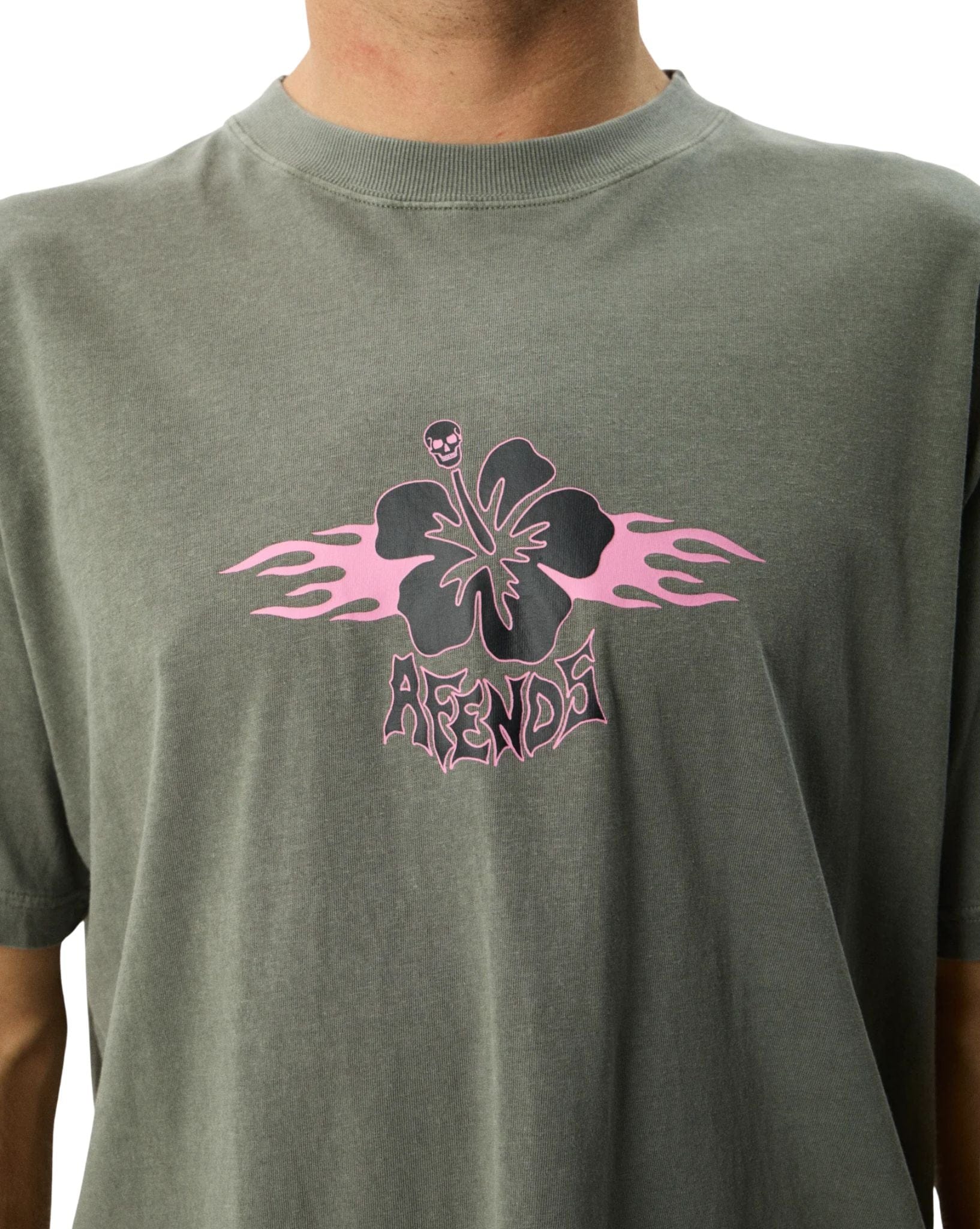 Afends Wiped Out - Hemp Boxy Fit Tee