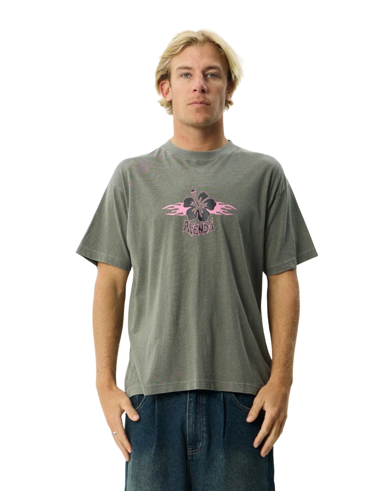 Afends Wiped Out - Hemp Boxy Fit Tee