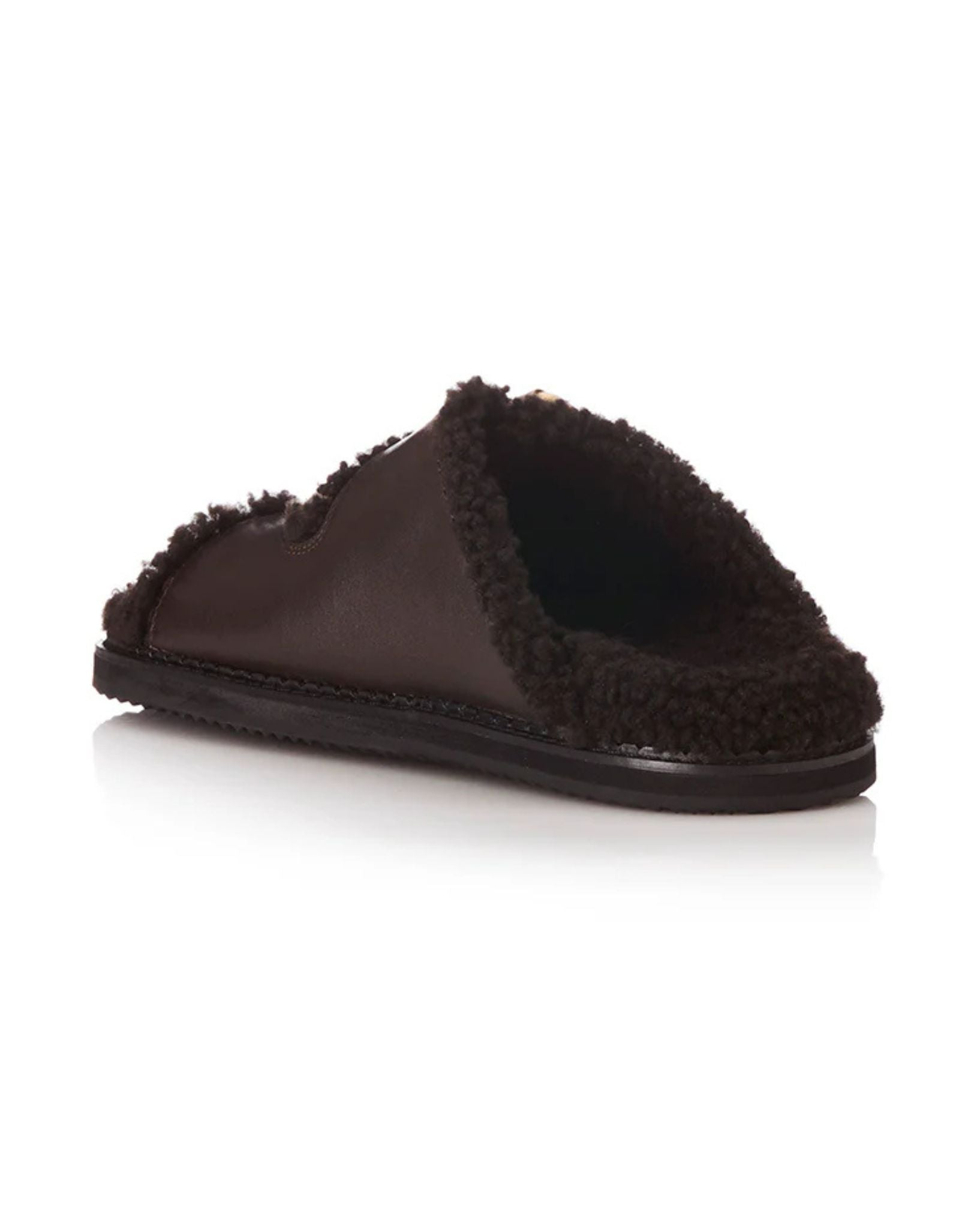 Alias Mae Womens Panama Sandals - Choc Leather I Shearling