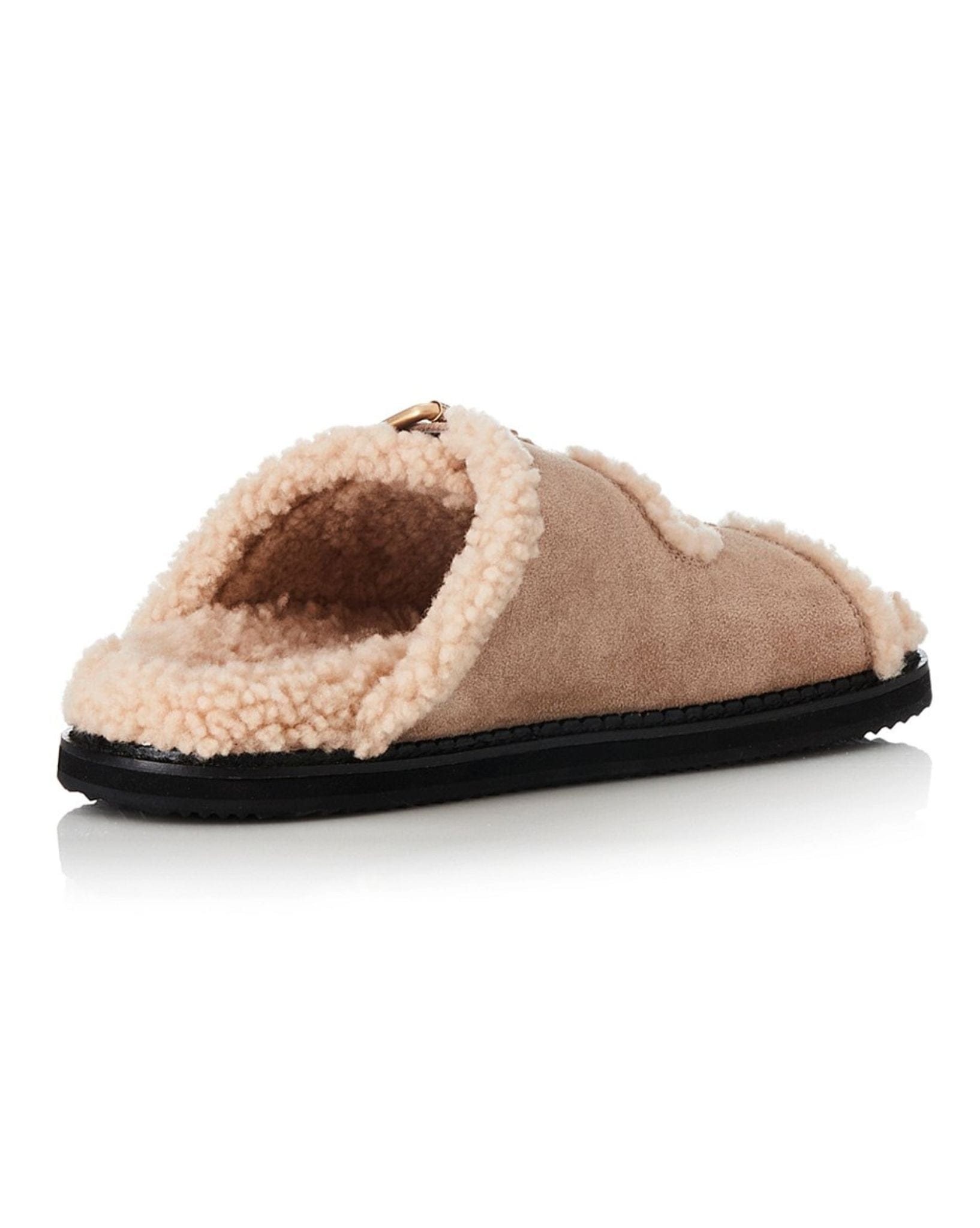 Alias Mae Womens Panama Sandals  - Natural Suede I Shearling