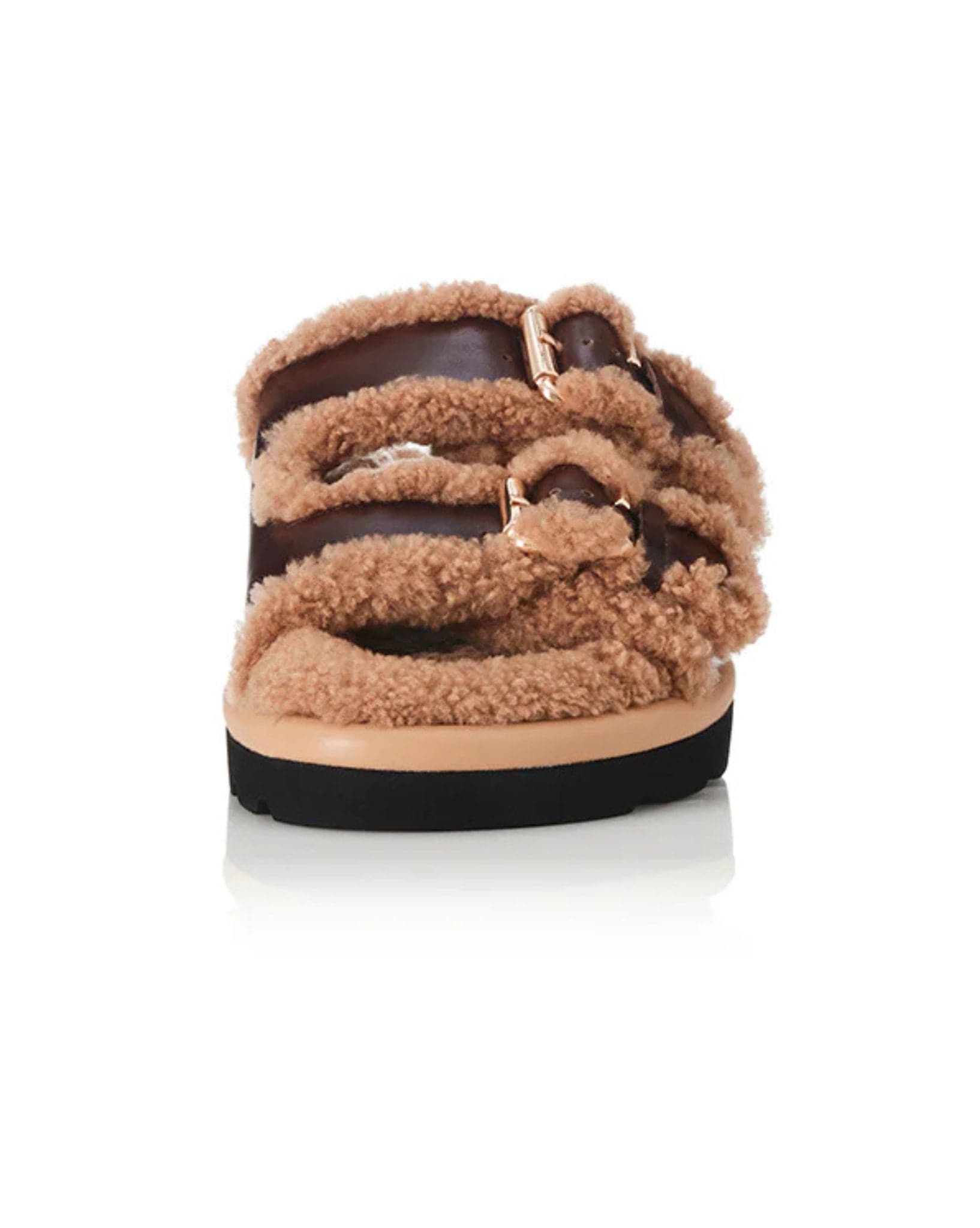 Alias Mae Womens Saint Sandals - Walnut Wax I Shearling