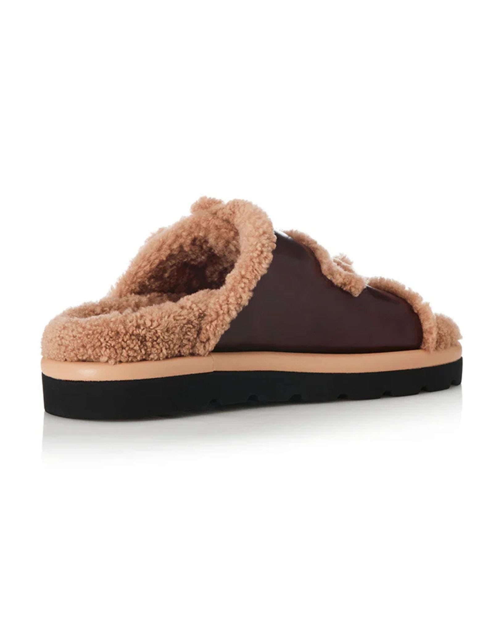 Alias Mae Womens Saint Sandals - Walnut Wax I Shearling