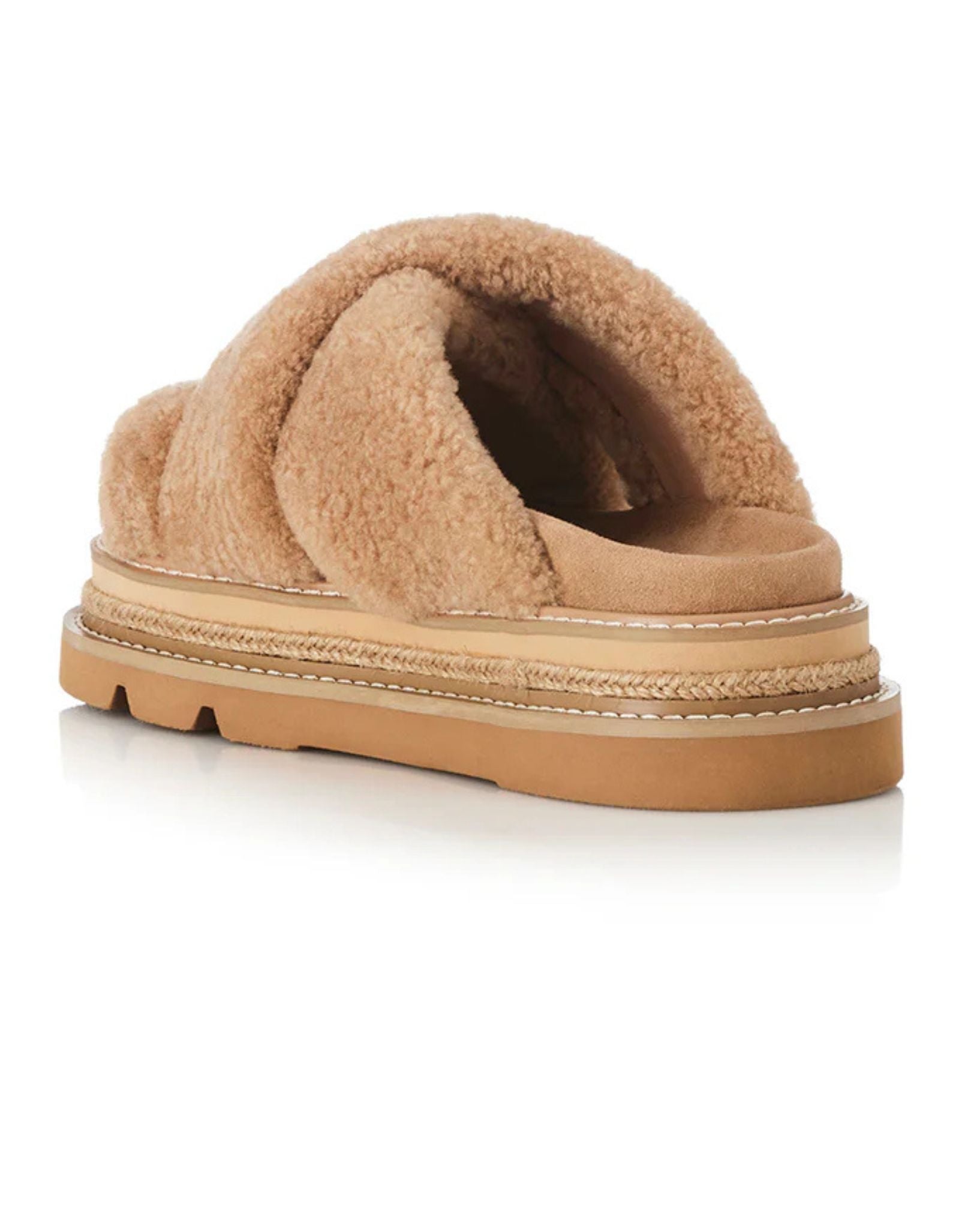 Alias Mae Womens Venga Sandals - Fawn Shearling