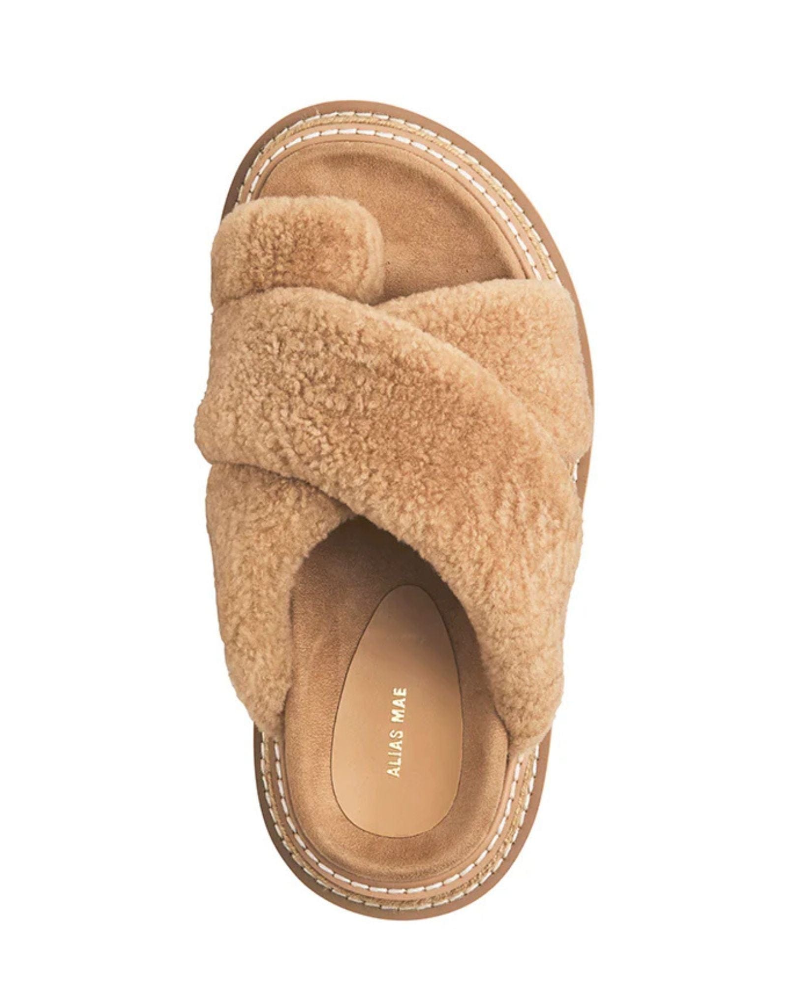 Alias Mae Womens Venga Sandals - Fawn Shearling