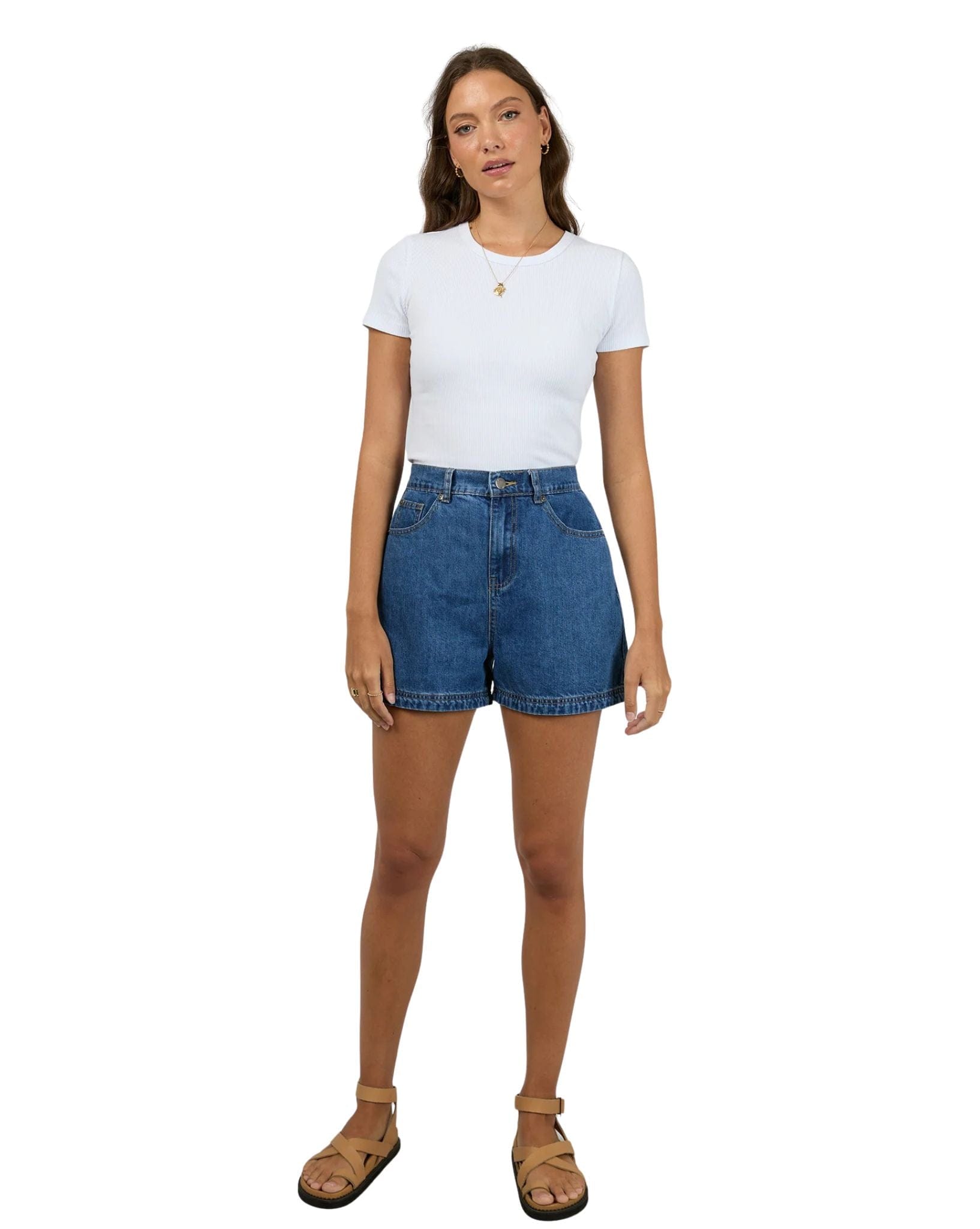 All About Eve Josie Short - Heritage Blue