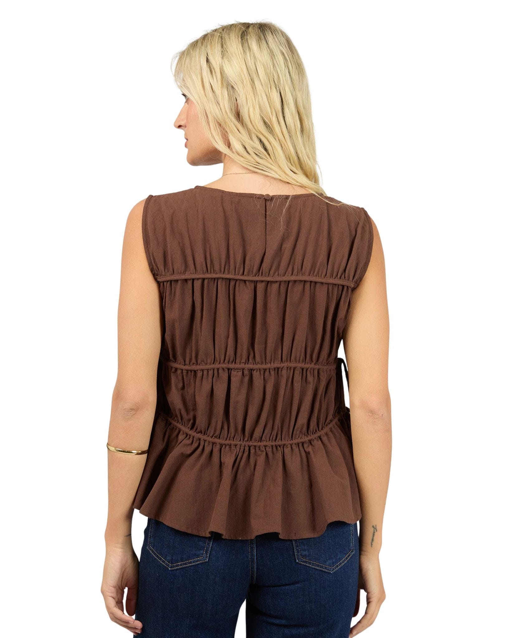 All About Eve Lou Lou Tie Ls Top