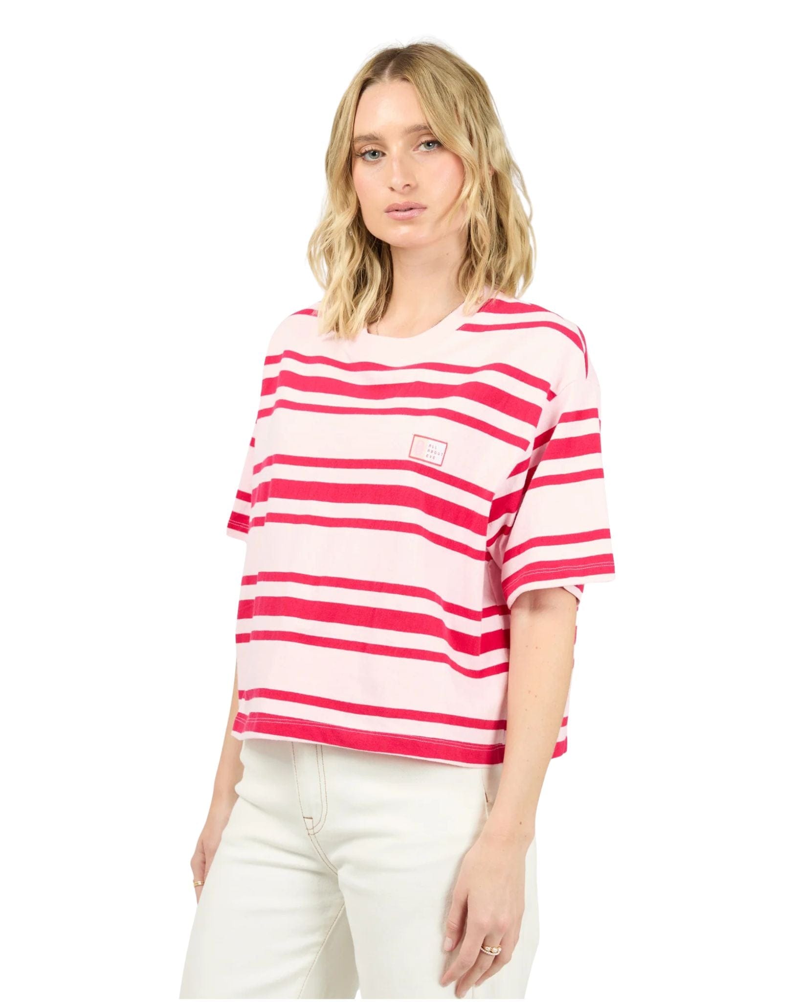 All About Eve Ruby Crop Relaxed Tee