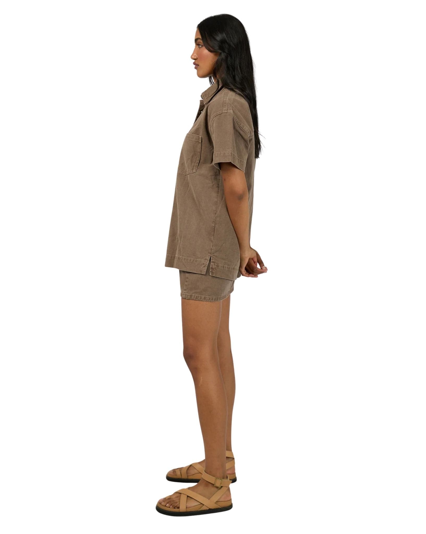 All About Eve Simi Denim Shirt