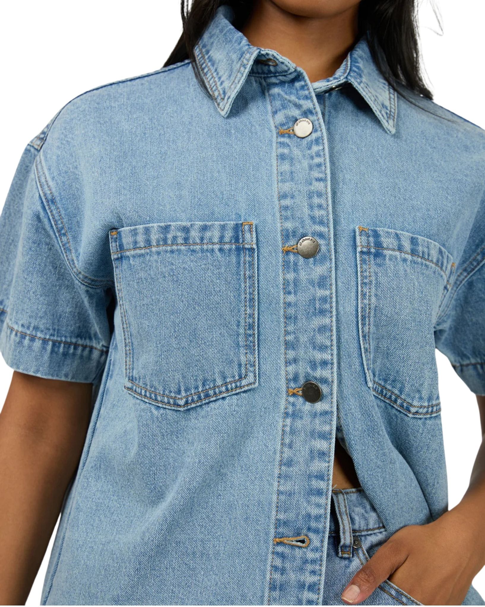 All About Eve Simi Denim Shirt