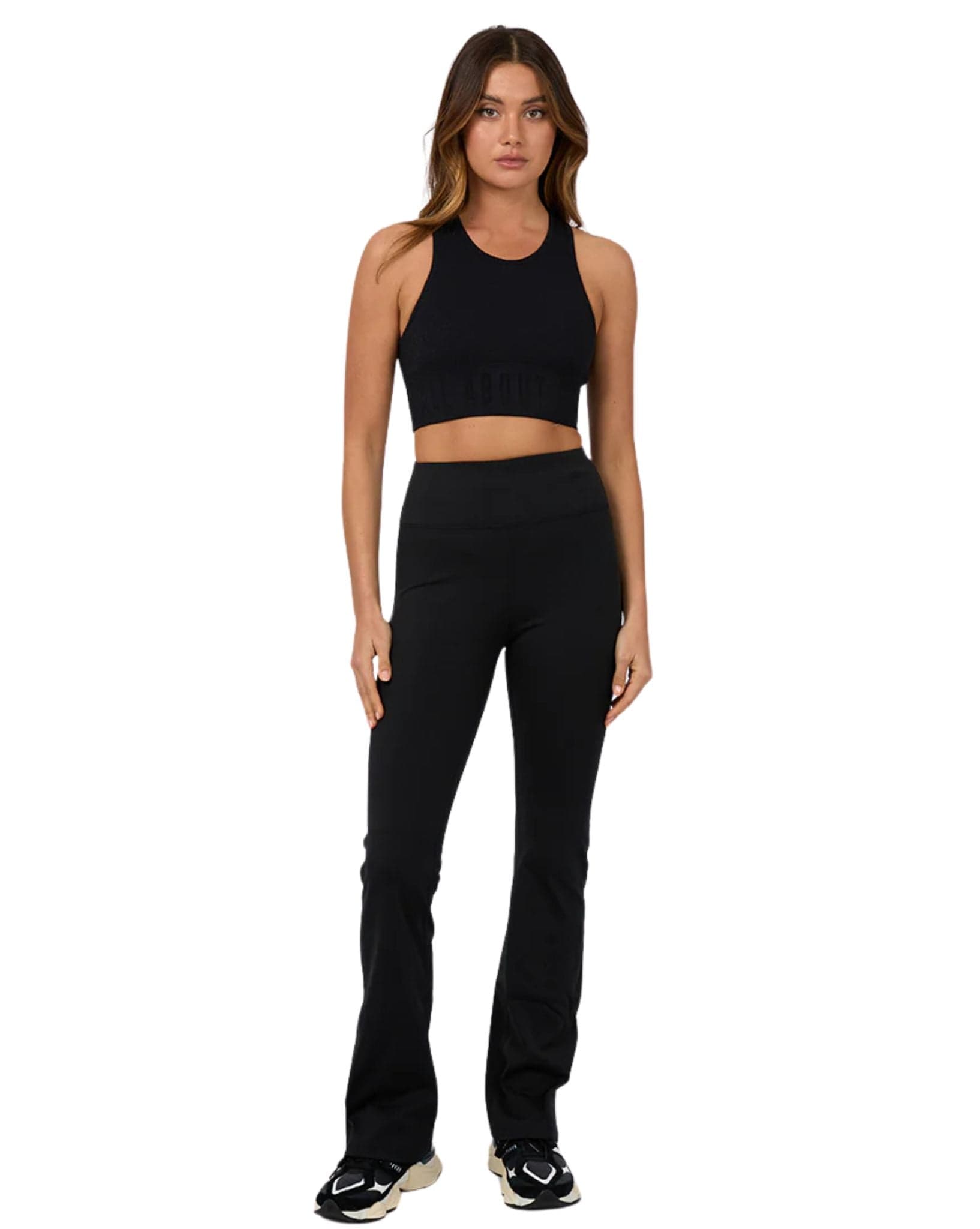 All About Eve Womens Active Rib Flare Legging