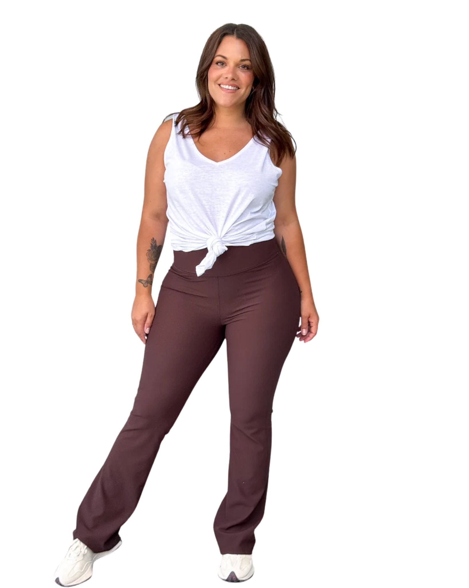 All About Eve Womens Active Rib Flare Legging