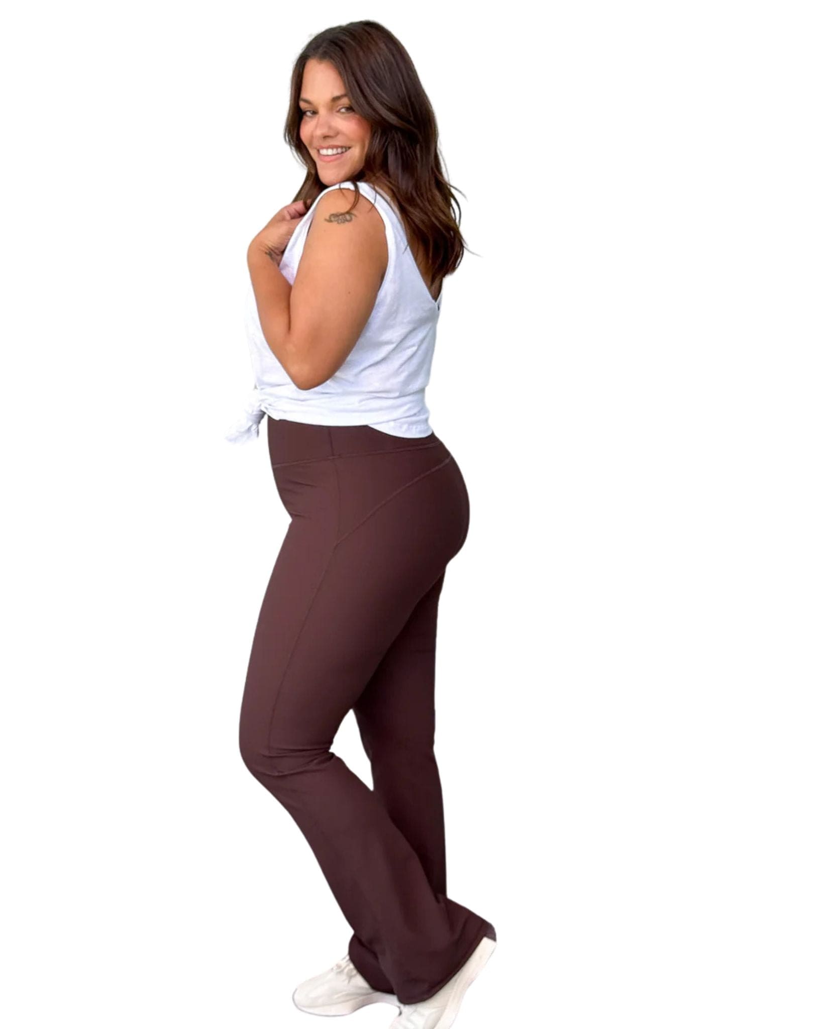 All About Eve Womens Active Rib Flare Legging