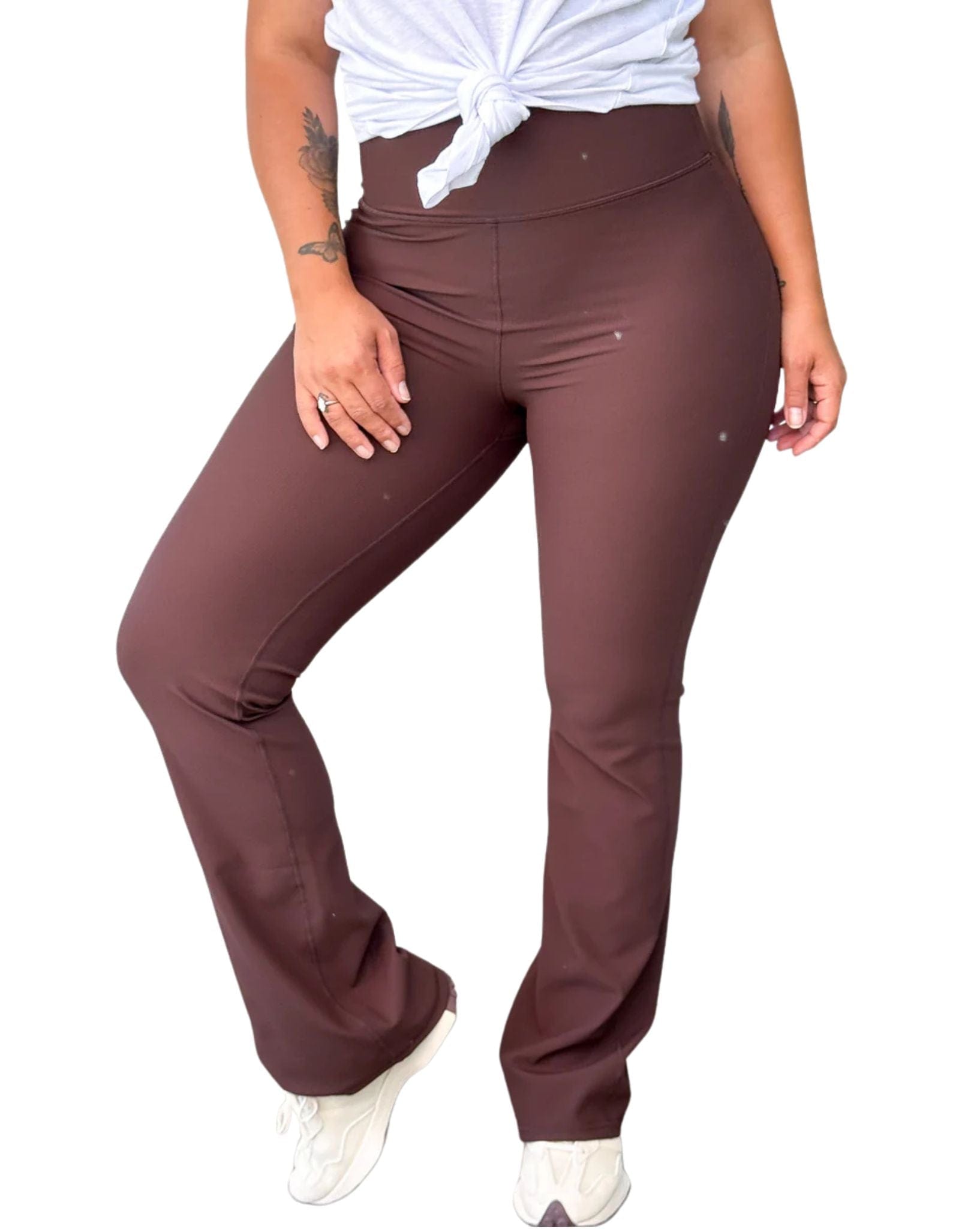 All About Eve Womens Active Rib Flare Legging