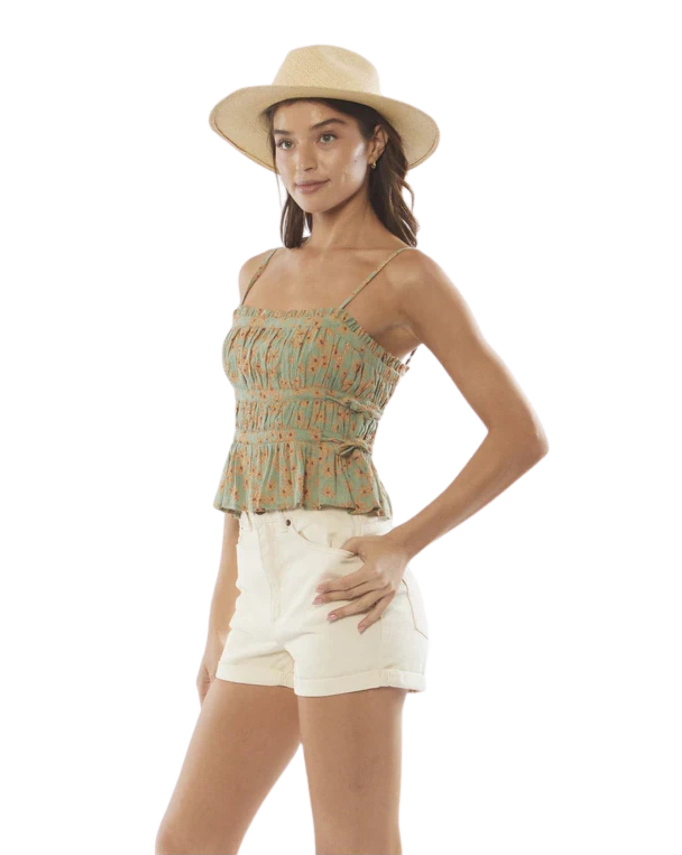 Amuse Society Strutting My Stuff Woven Tank