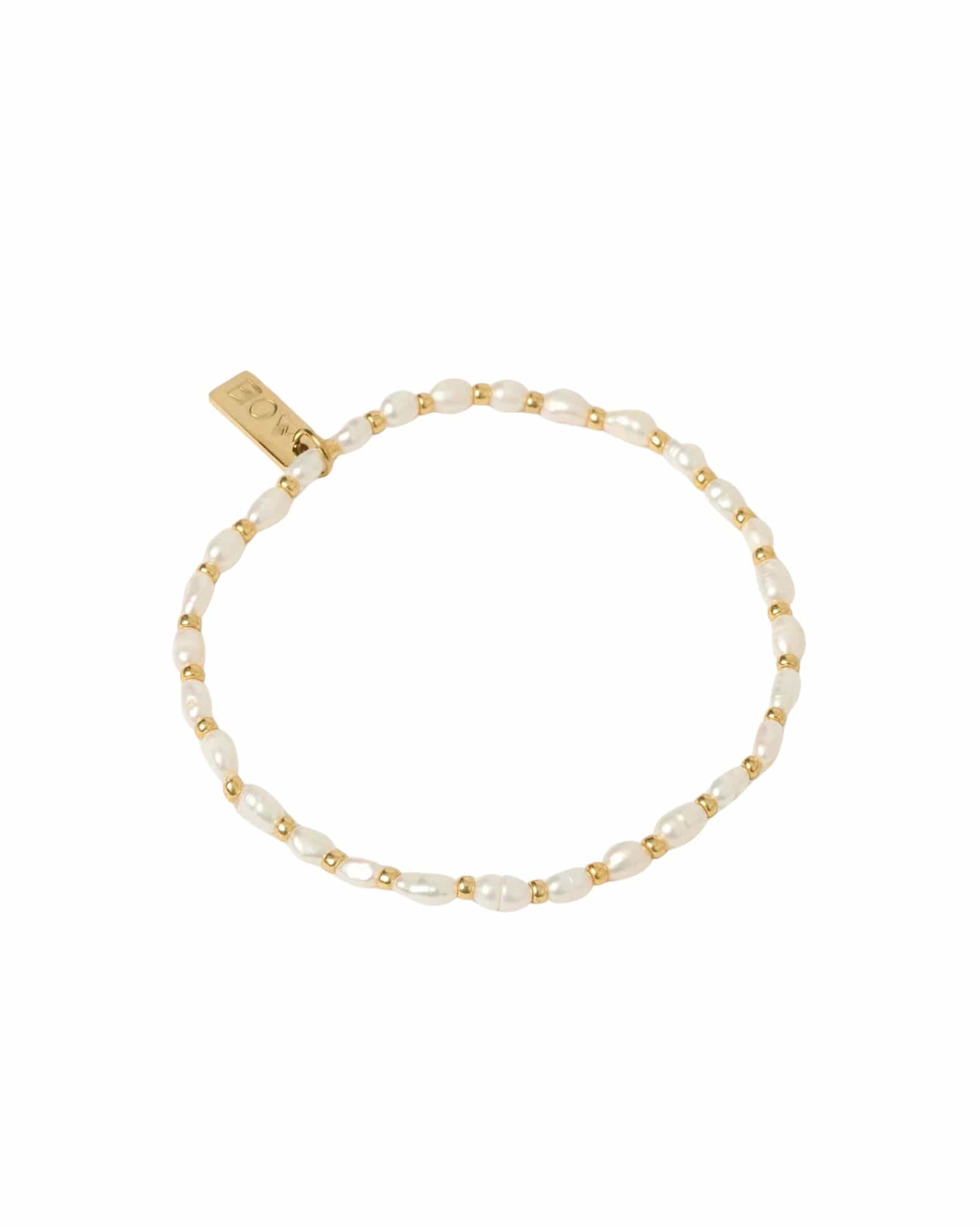 Arms Of Eve Amber Pearl And Gold Bracelet