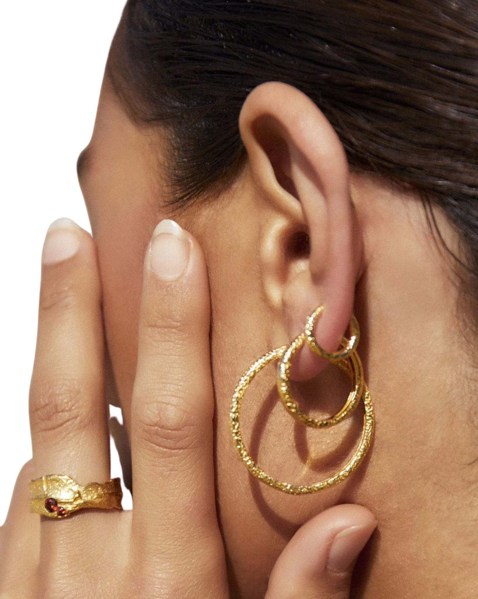 Arms Of Eve Arabella Gold Hoop Earrings