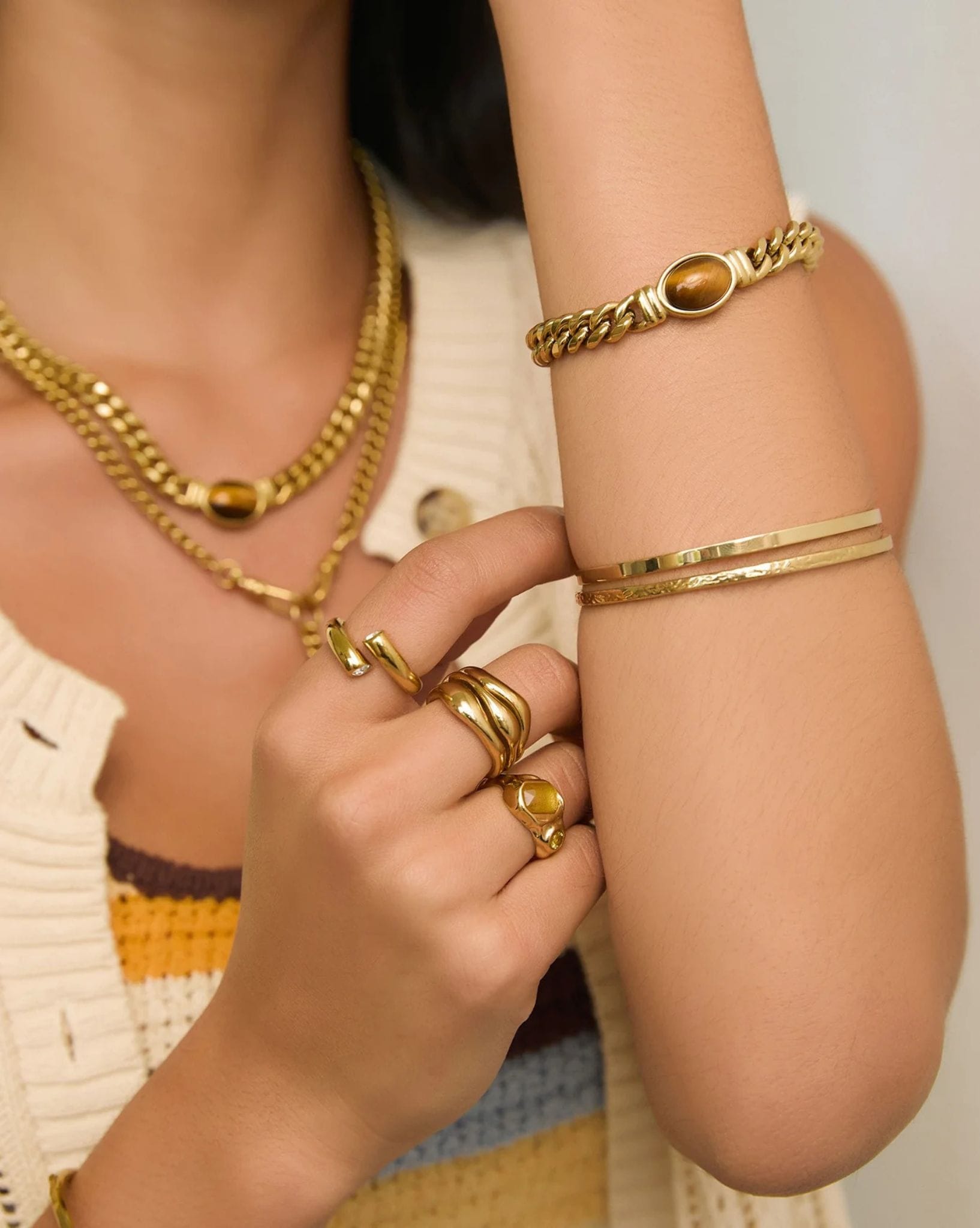 Arms Of Eve Archie Gold Bracelet