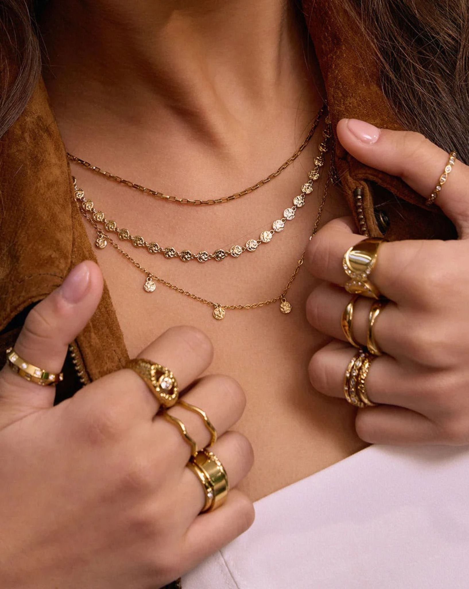 Arms Of Eve Atlas Gold Necklace