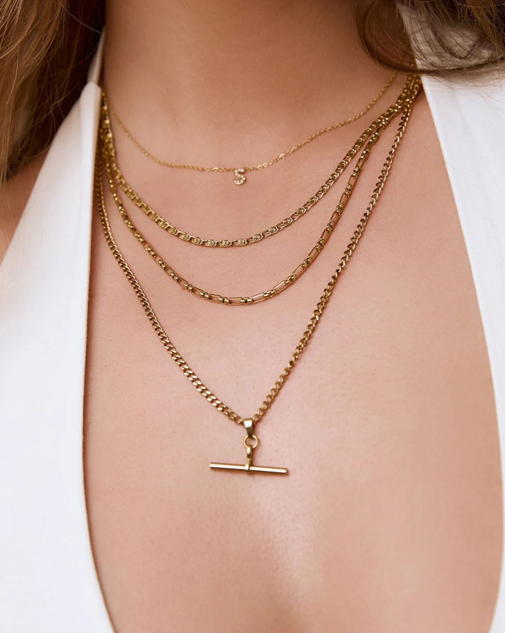 Arms Of Eve Dragon Gold Chain Necklace
