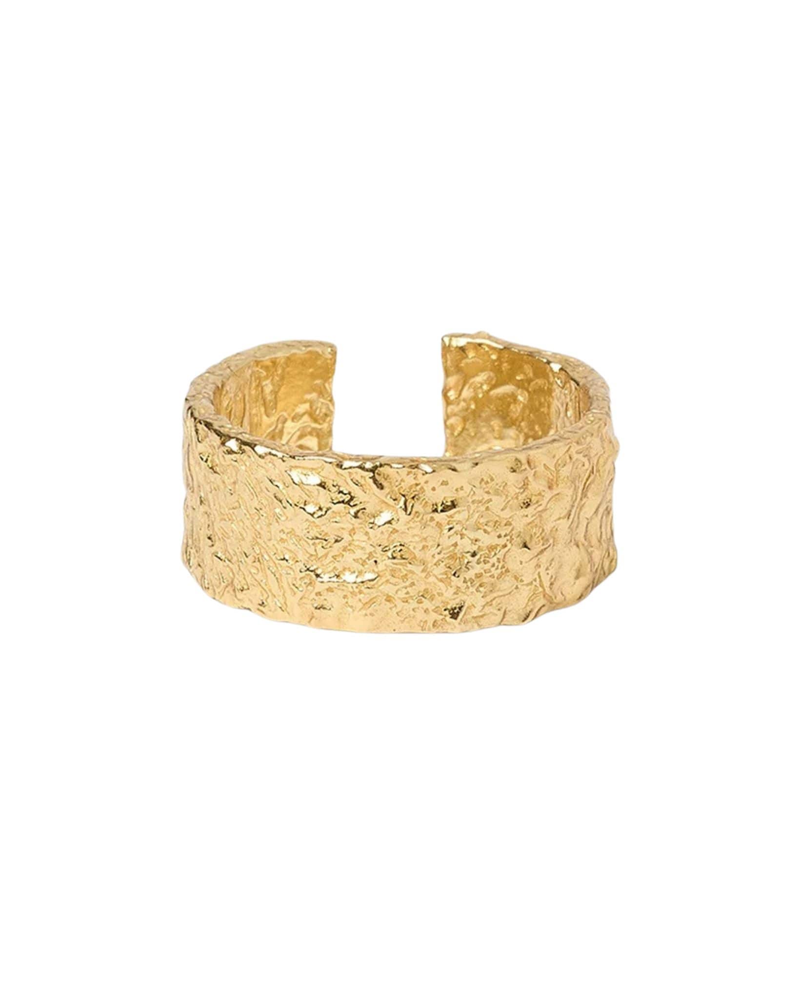 Arms Of Eve Eros Gold Textured Ring - Large