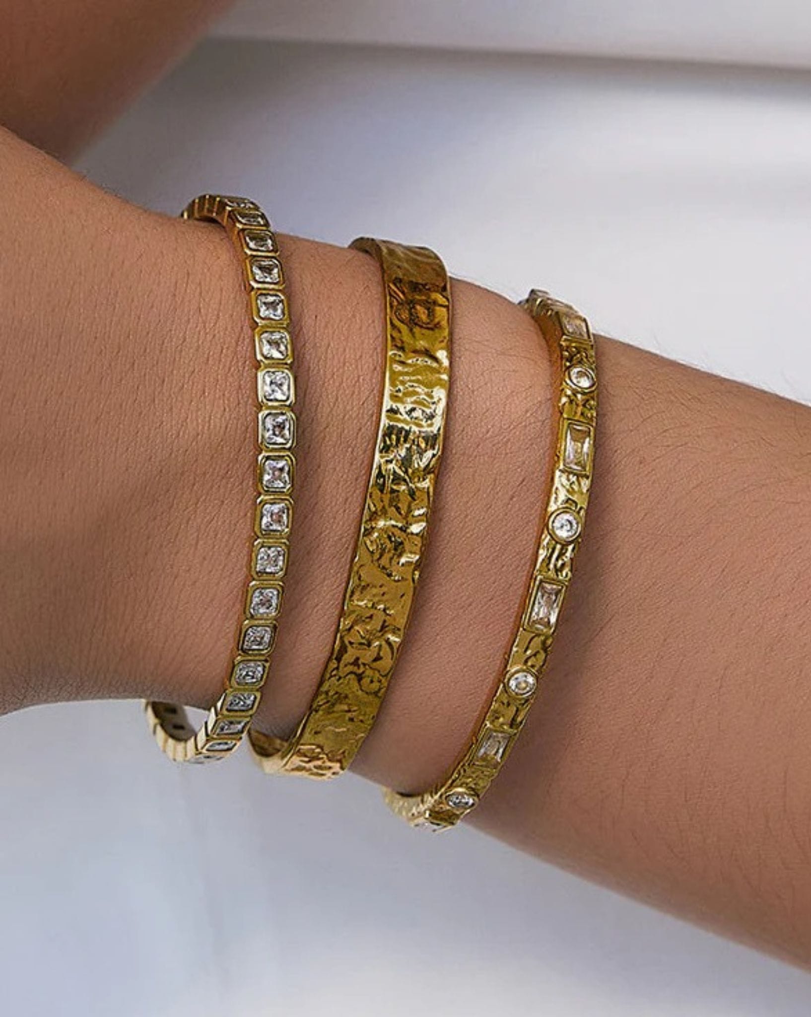 Arms Of Eve Melrose Gold Cuff Bracelet - S