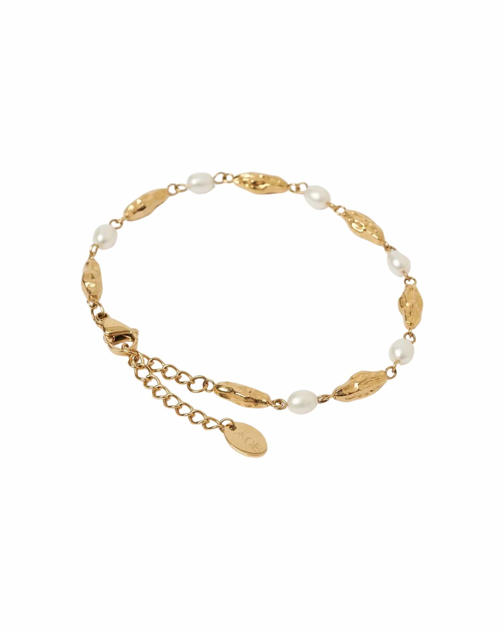 Arms Of Eve Mimi Pearl And Gold Bracelet