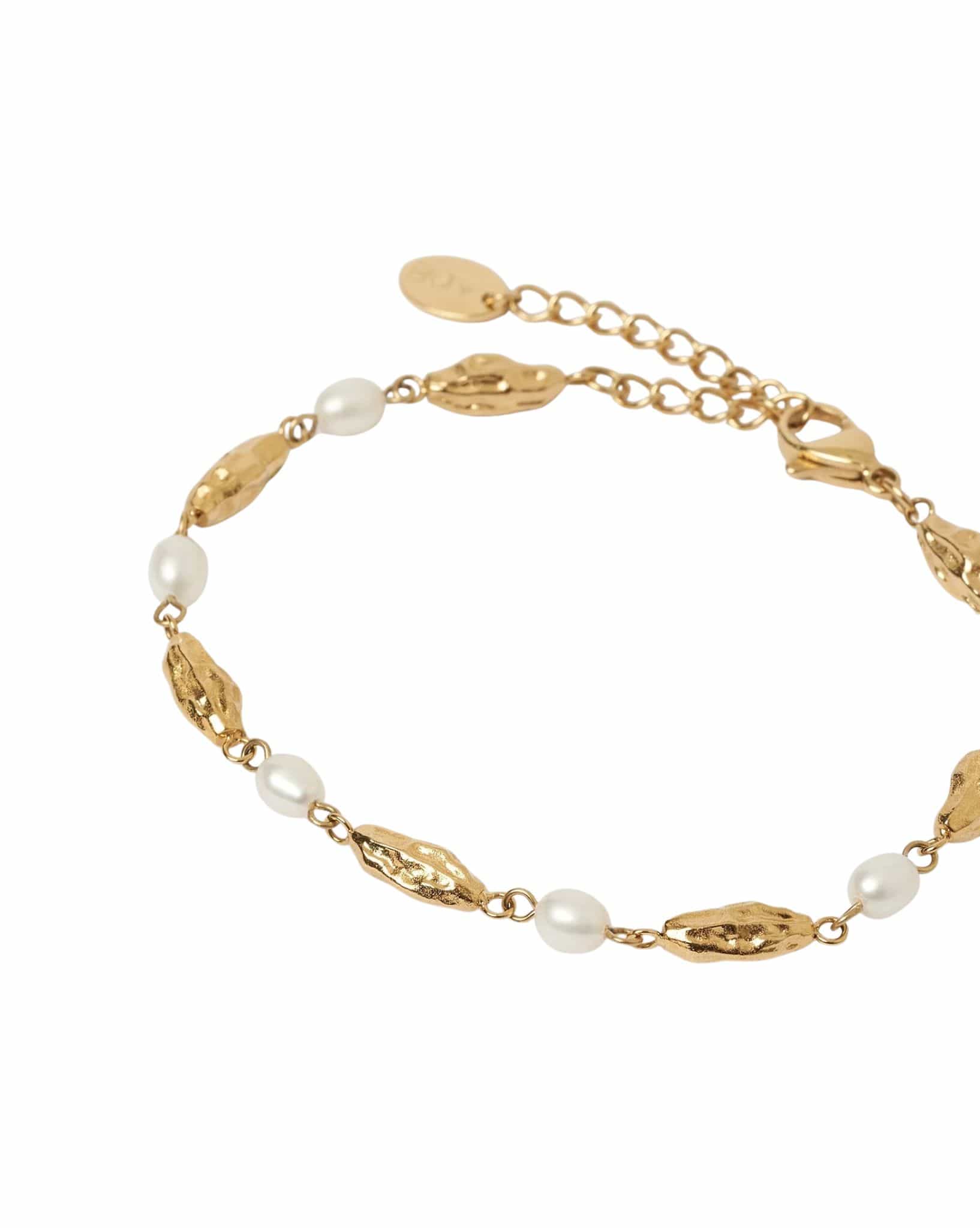 Arms Of Eve Mimi Pearl And Gold Bracelet