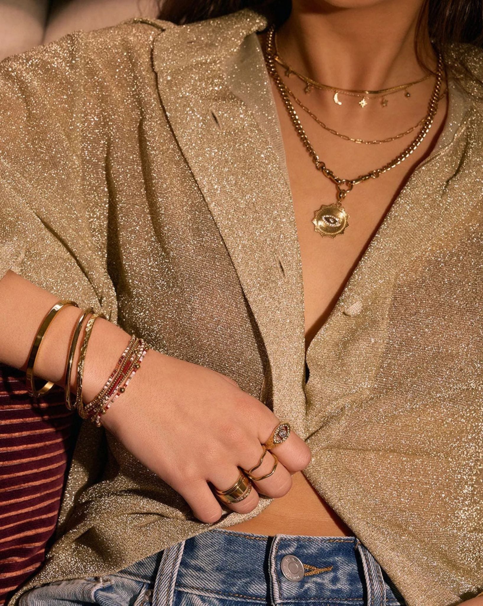 Arms Of Eve Nellie Bracelet - Burgundy