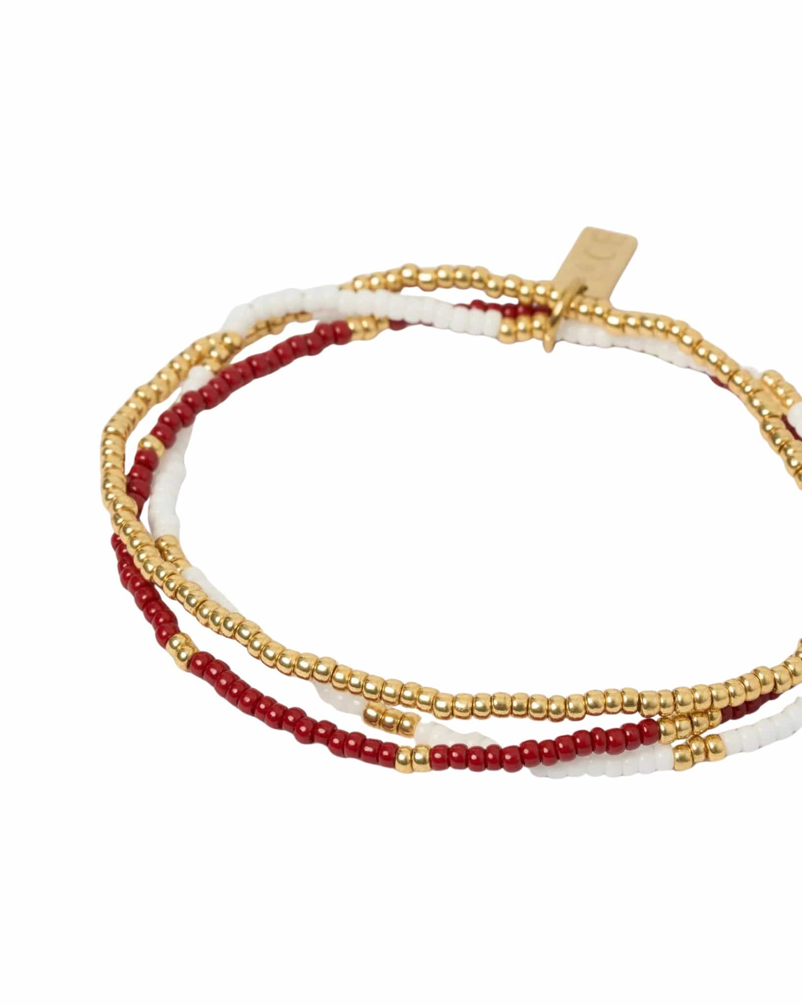 Arms Of Eve Sunny Bracelet Set - Burgundy
