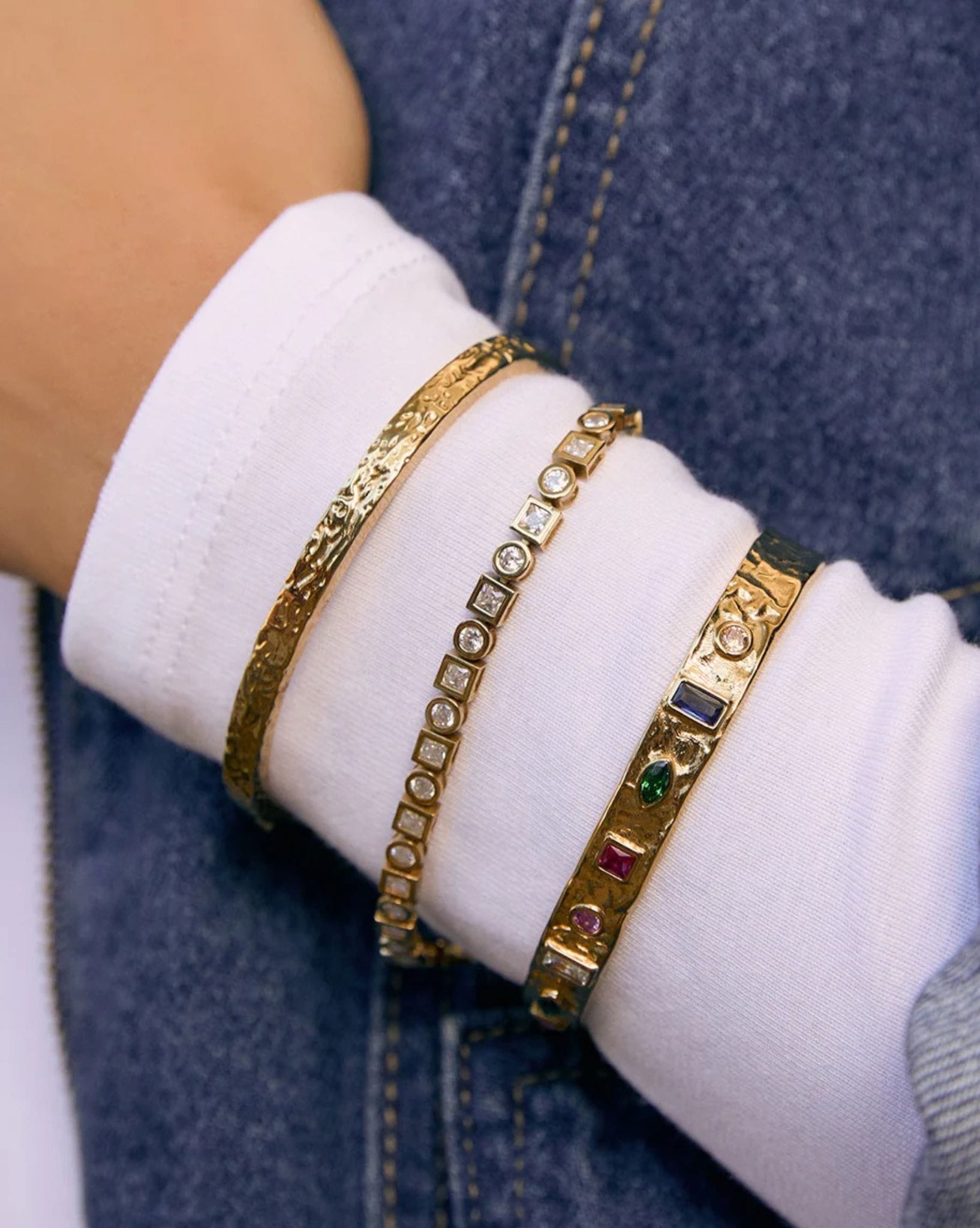 Arms Of Eve Tinka Gold Bracelet - Stone