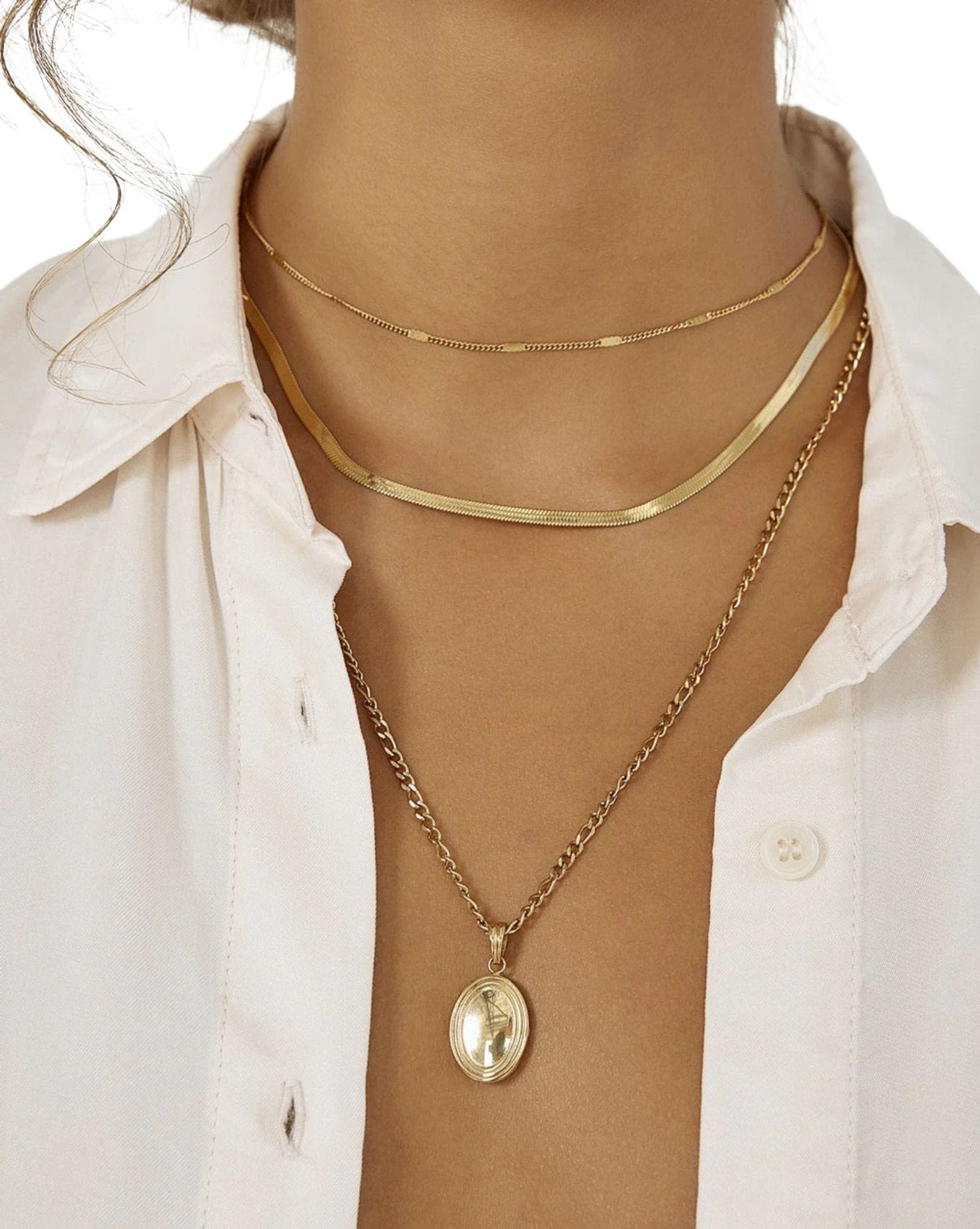 Arms Of Eve Willa Gold Necklace