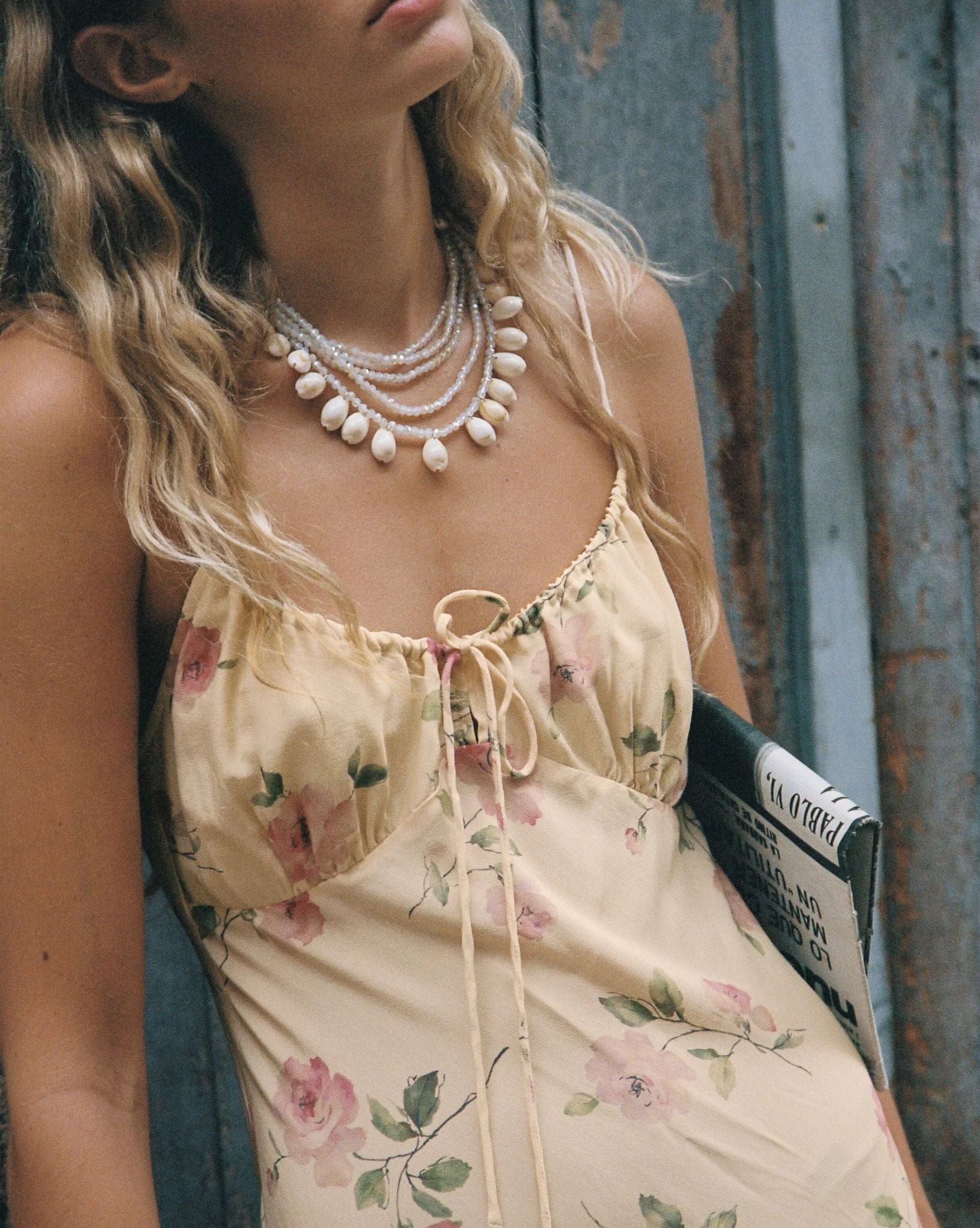 Auguste Anne Tie Slip Maxi Dress