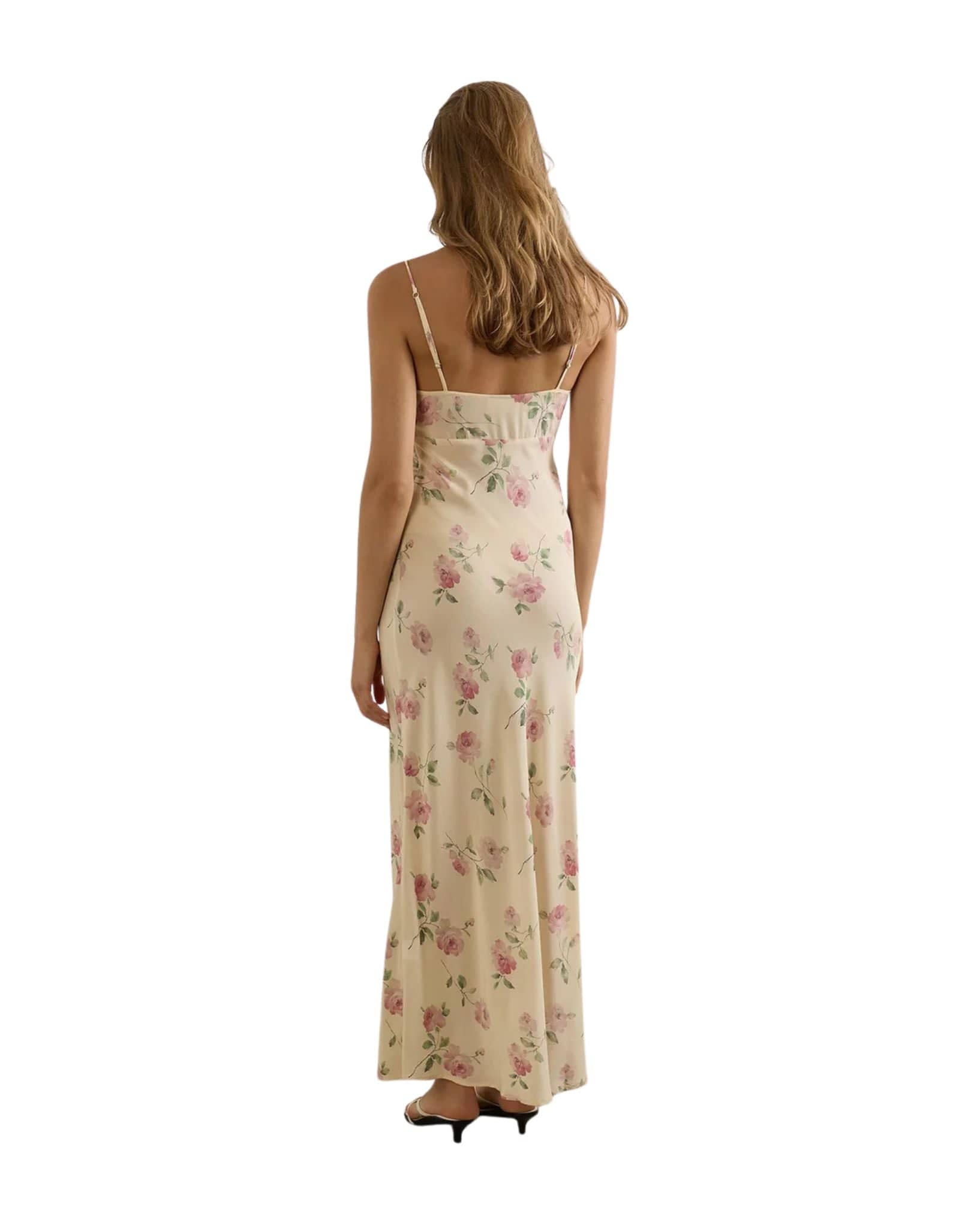 Auguste Anne Tie Slip Maxi Dress