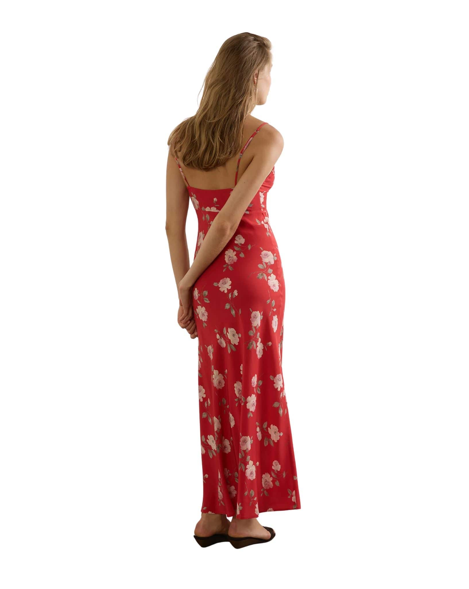 Auguste Anne Tie Slip Maxi Dress