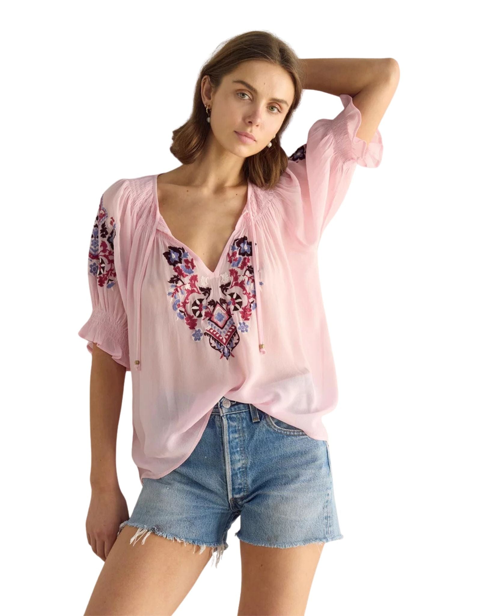 Auguste Indra Embroided Blouse