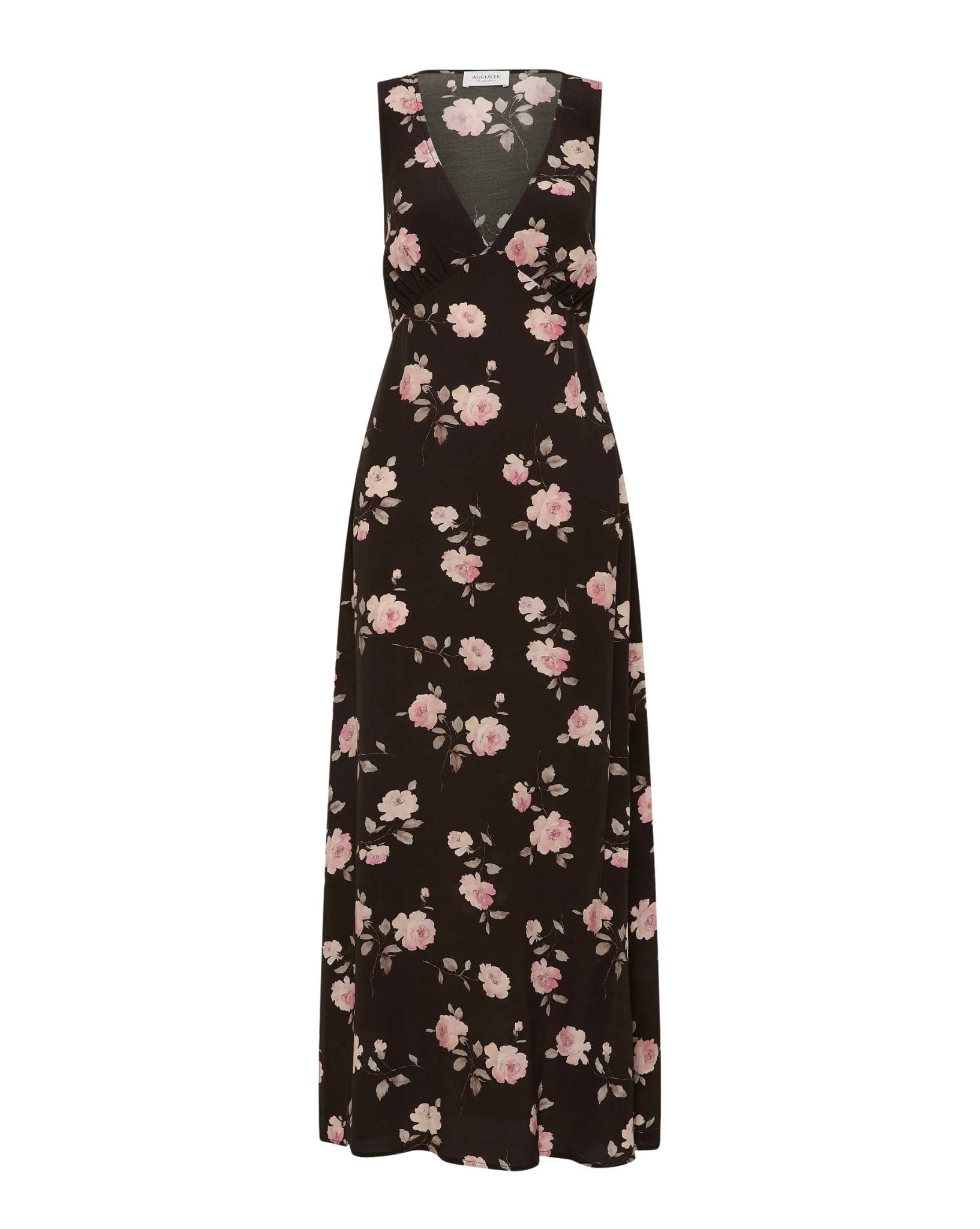 Auguste River Maxi dress - Black Floral