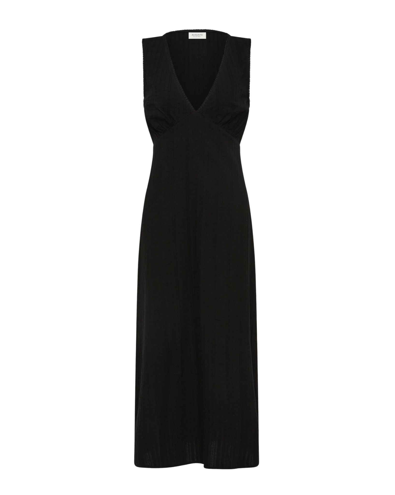 Auguste River Midi Dress - Black