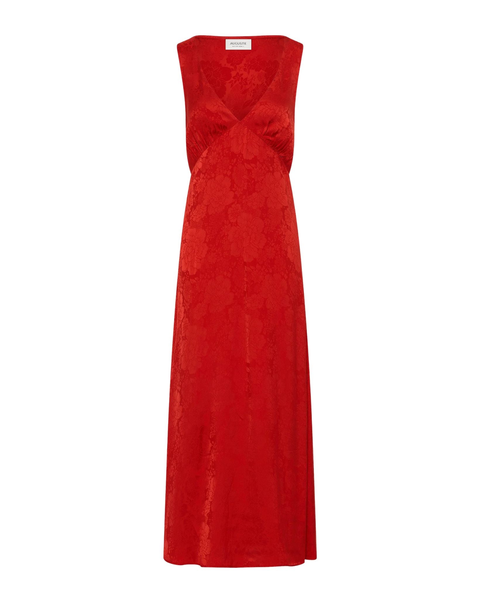 Auguste River Midi Dress - Red