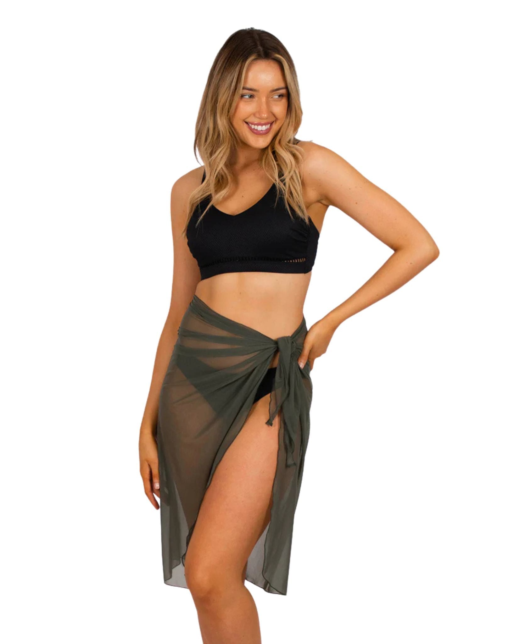 Baku Long Mesh Pareo Sarong