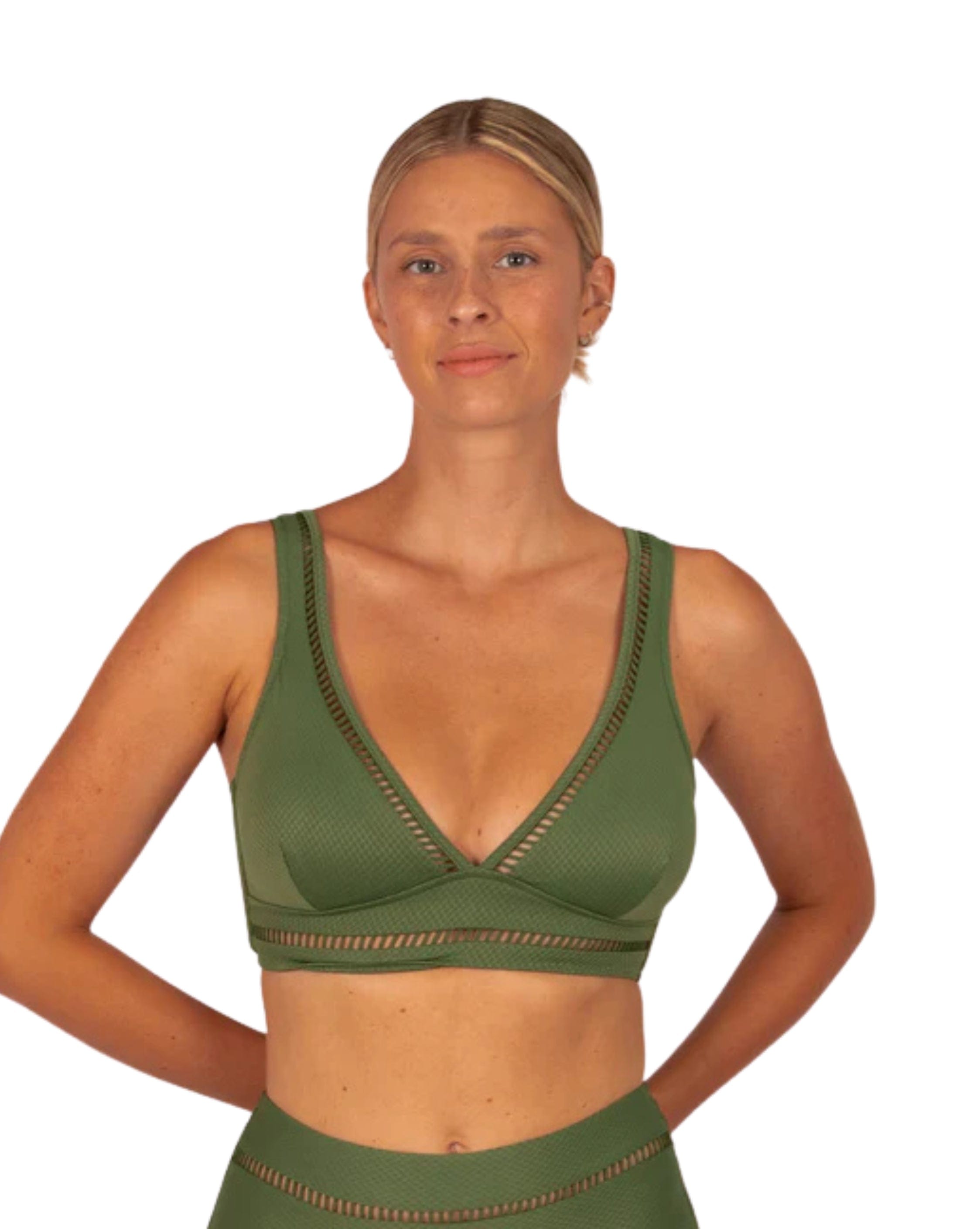 Baku Rococco D-DD Cup Longline Bikini Bra Top