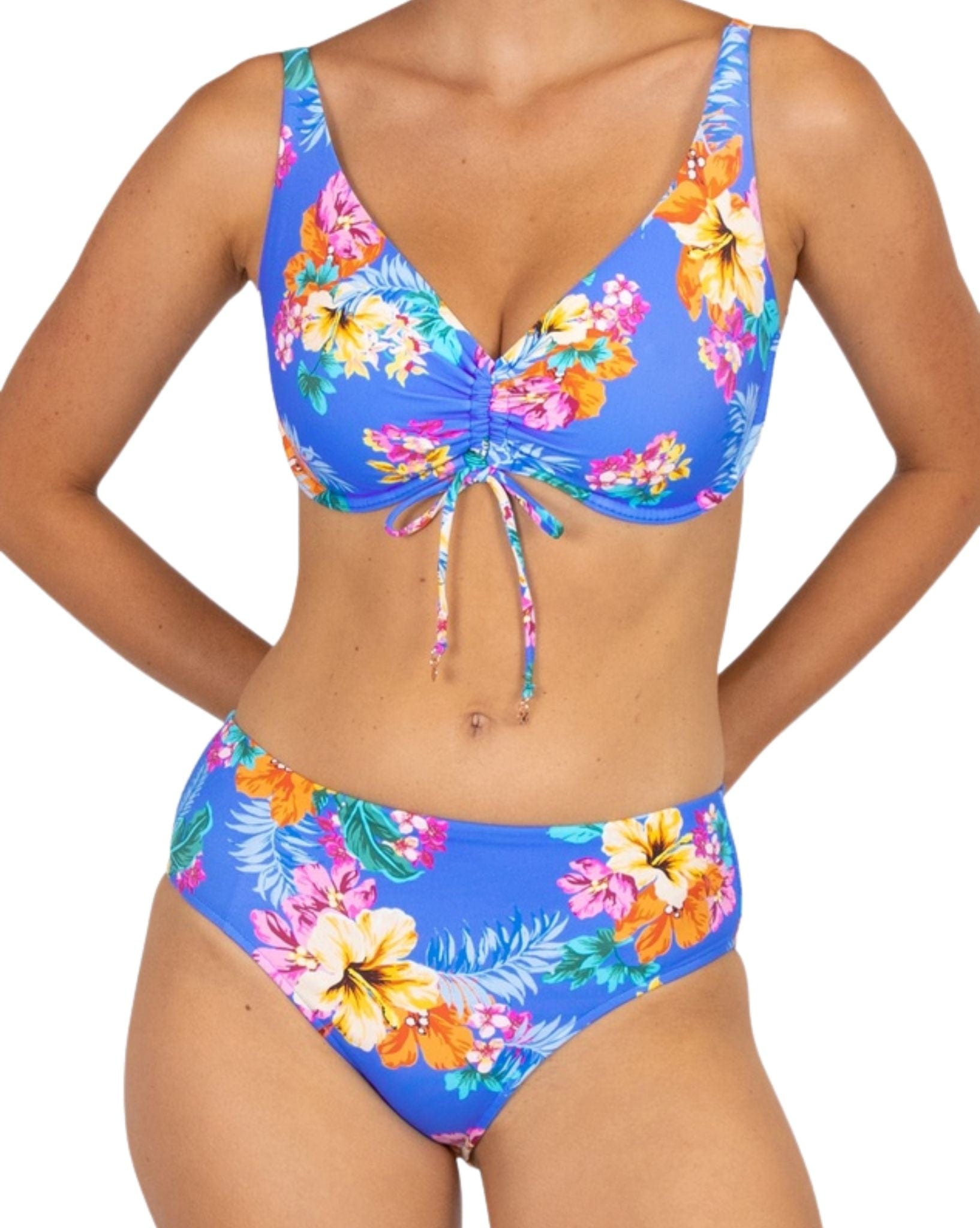 Baku Womens Costa Del Sol Mid Bikini Bottom