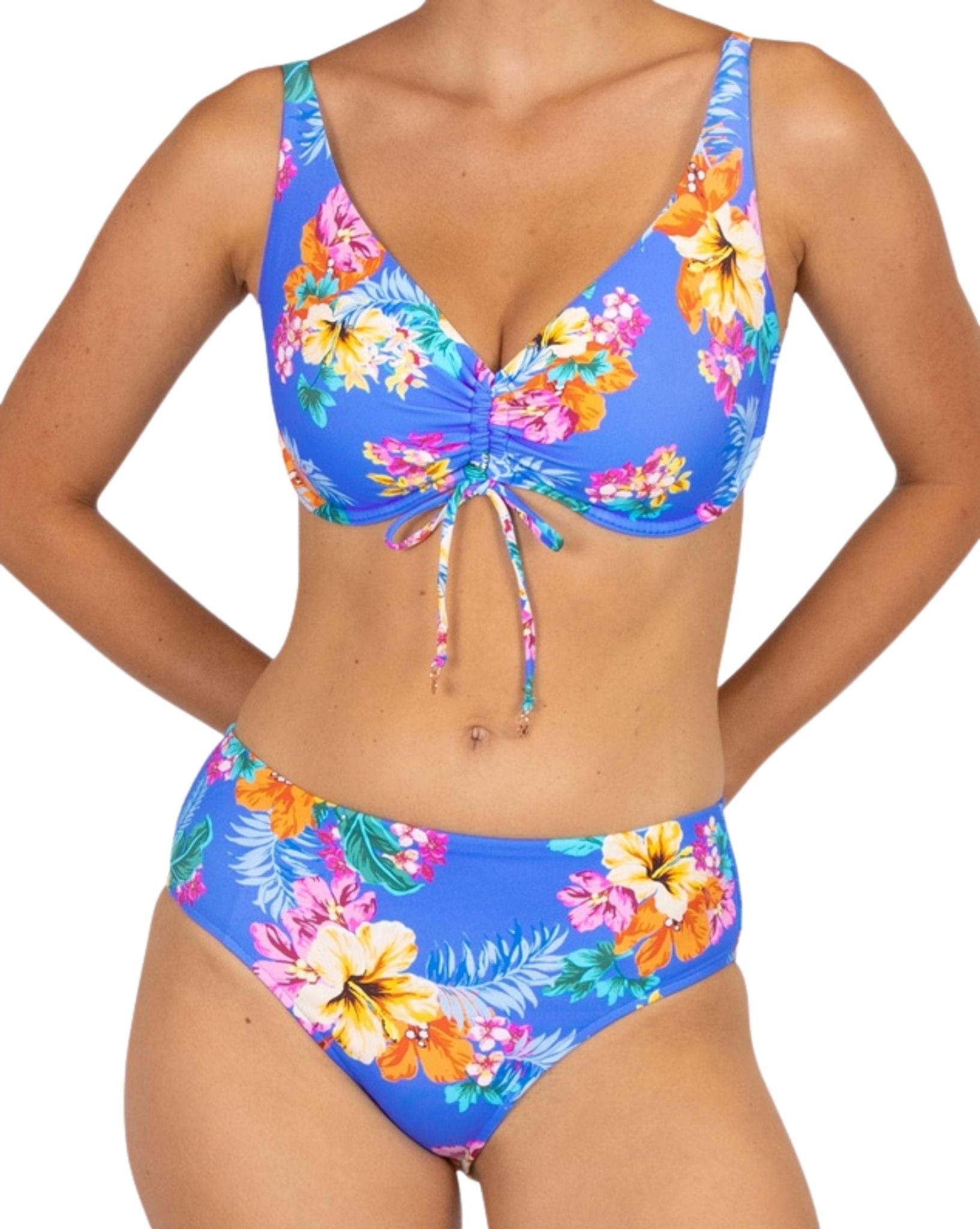 Baku Womens Costa Del Sol Mid Bikini Bottom