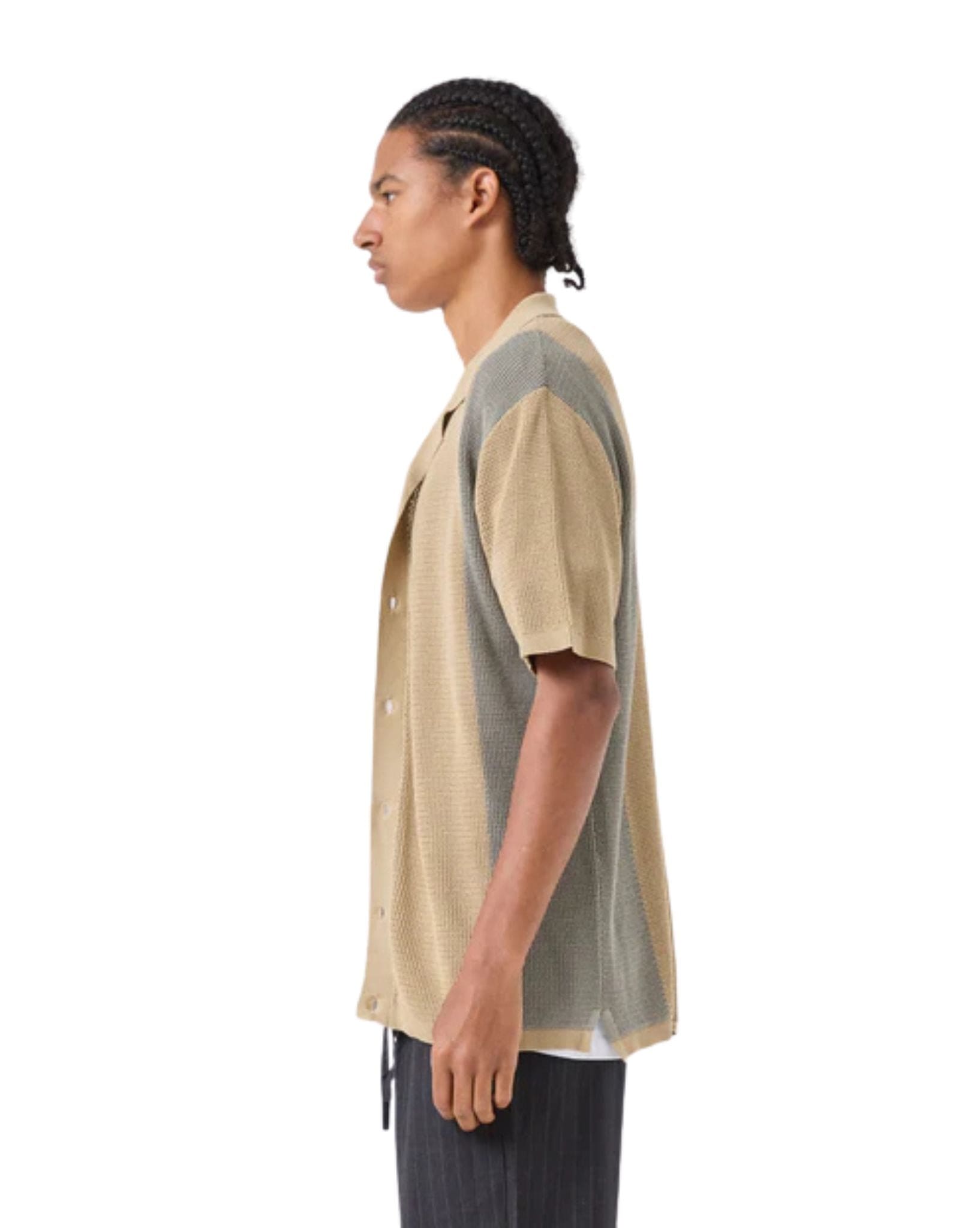 Barney Cools Knit Shirt Beige