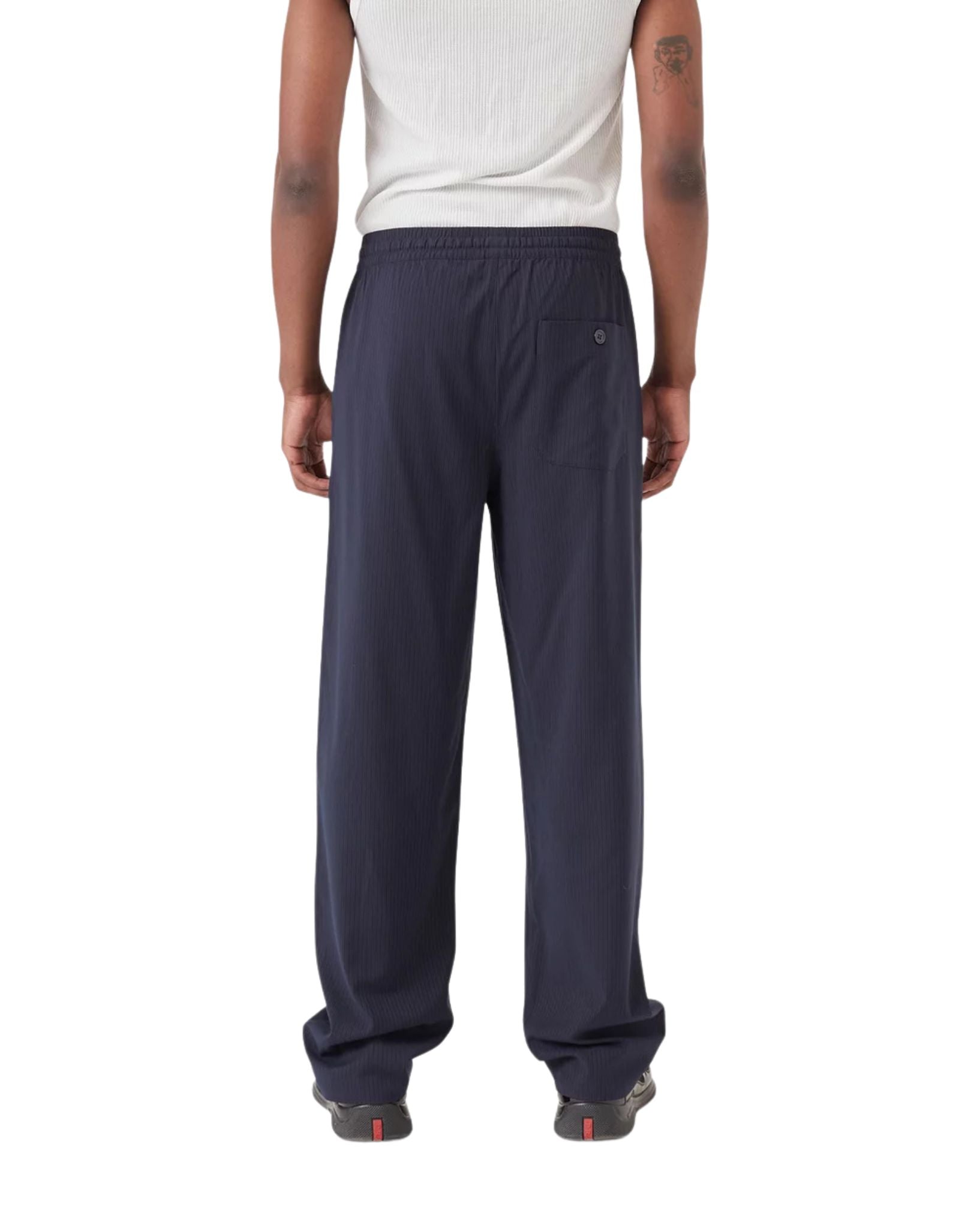 Barney Cools Mens Boxy Suit Pant - Slate Stripe