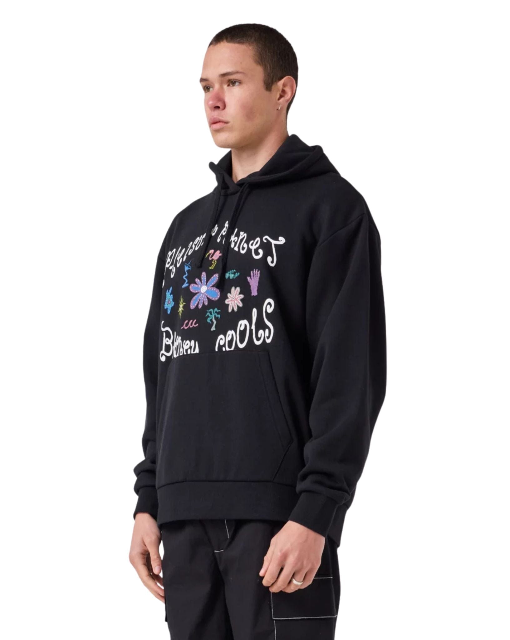 Barney Cools Mens Planet Hood - Black