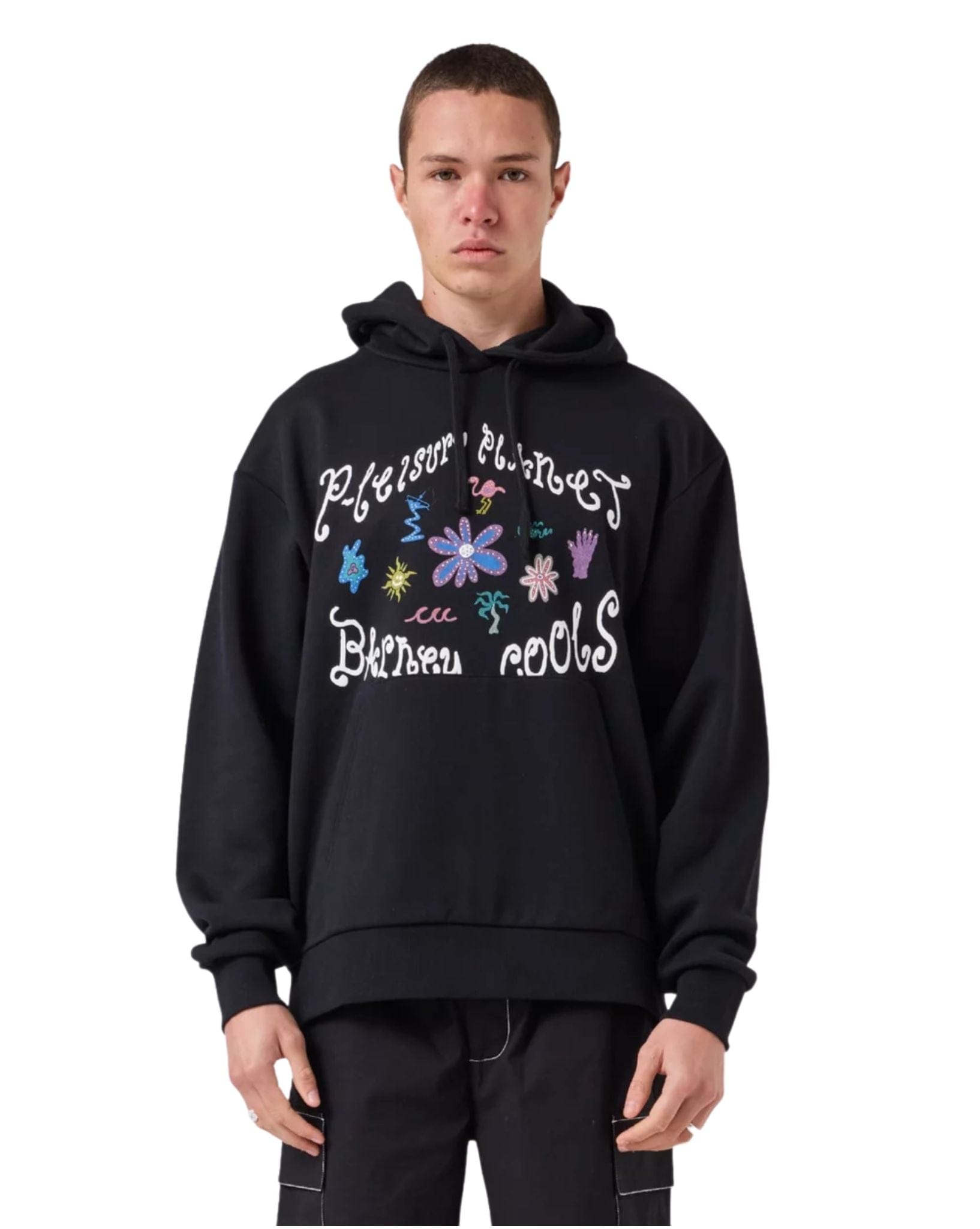 Barney Cools Mens Planet Hood - Black