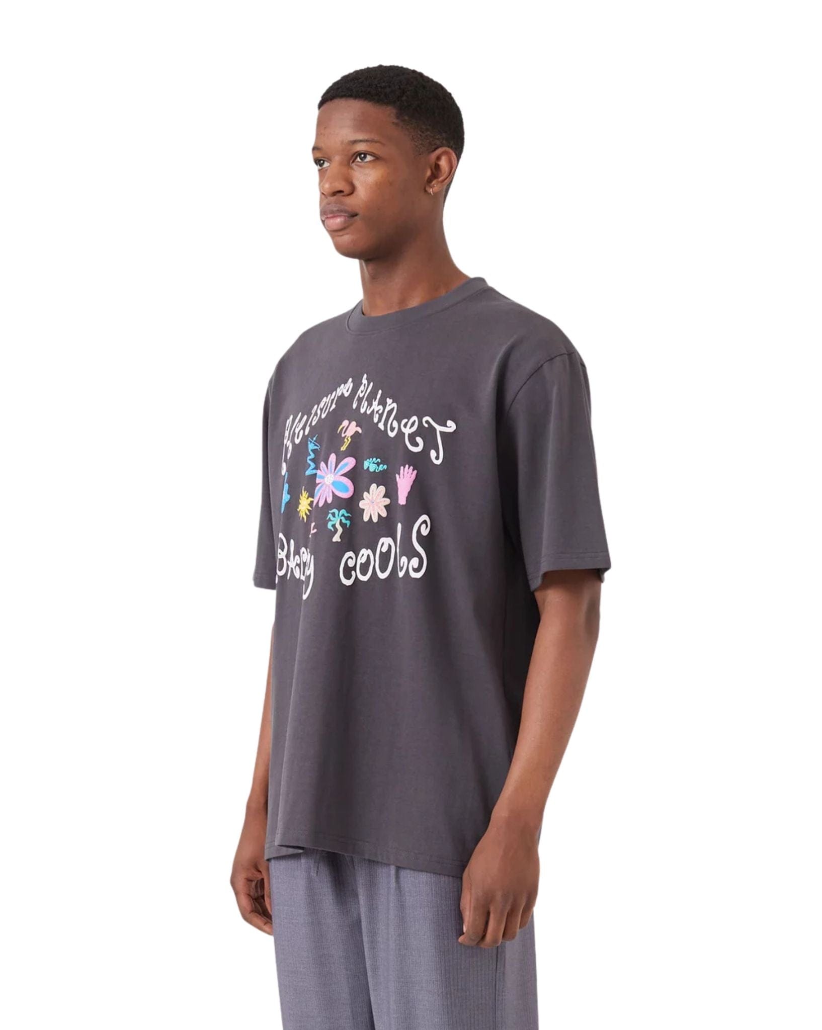 Barney Cools Mens Planet Tee - Pigment Black